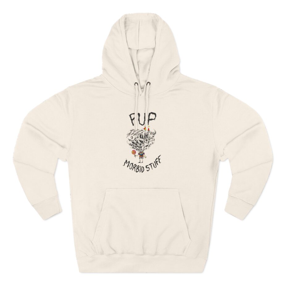 Pup Morbid Stuff Lollipop Three-Panel Fleece Hoodie