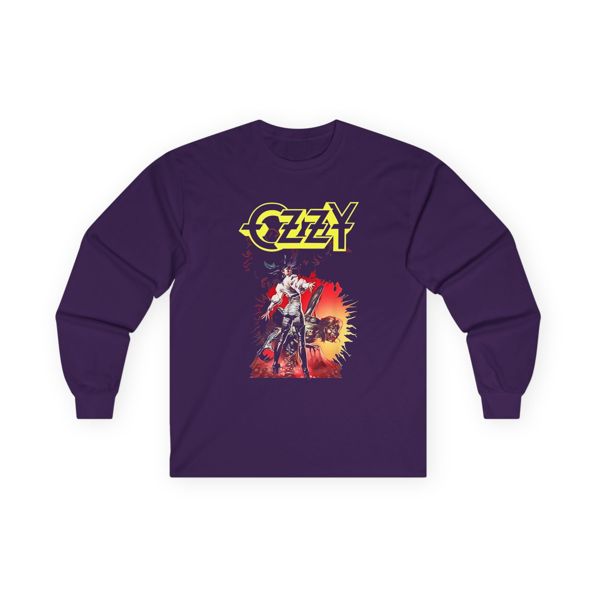 Ozzy Osbourne Ultimate Sunburst Vintage Unisex Ultra Cotton Long Sleeve Tee