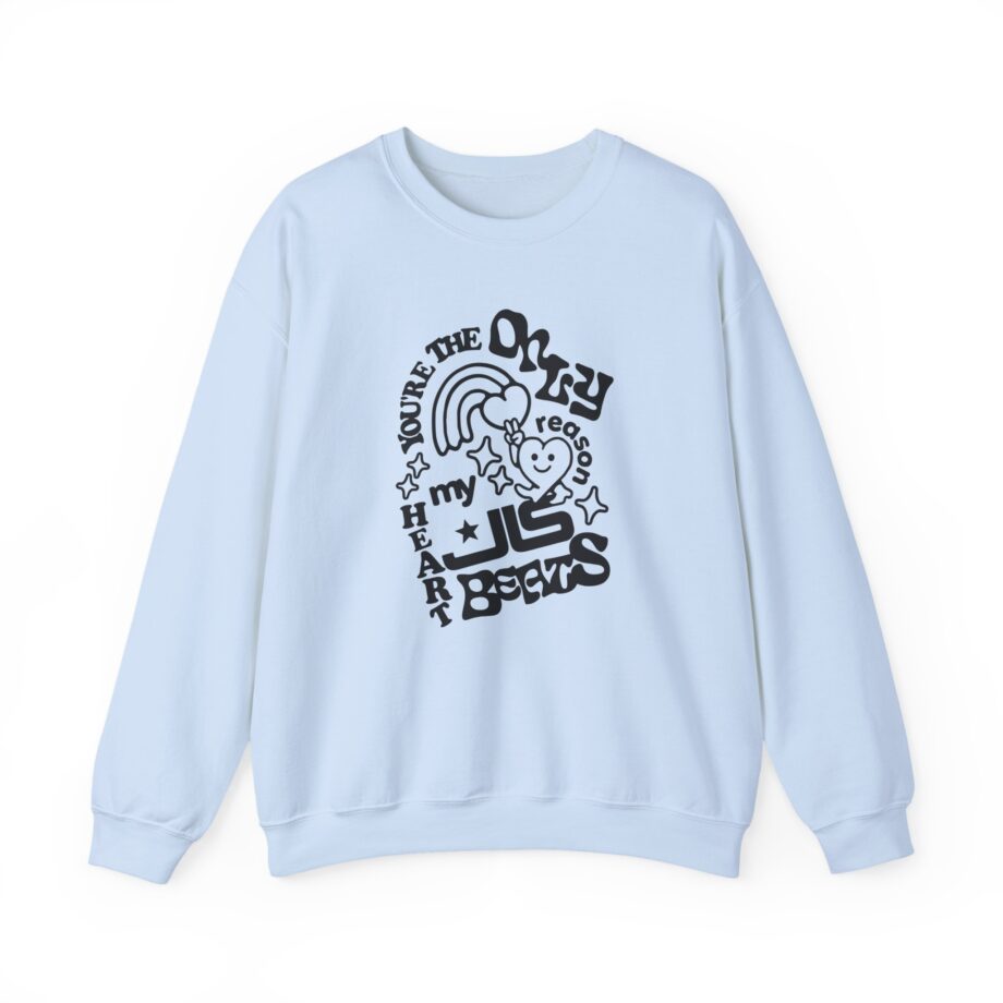 JLS Heart Beats Unisex Heavy Blend™ Crewneck Sweatshirt