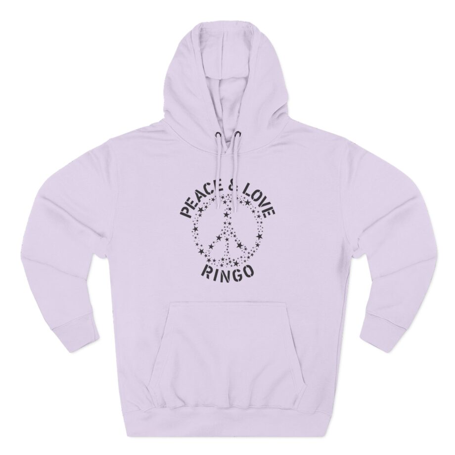 Ringo Starr Peace & Love Three-Panel Fleece Hoodie