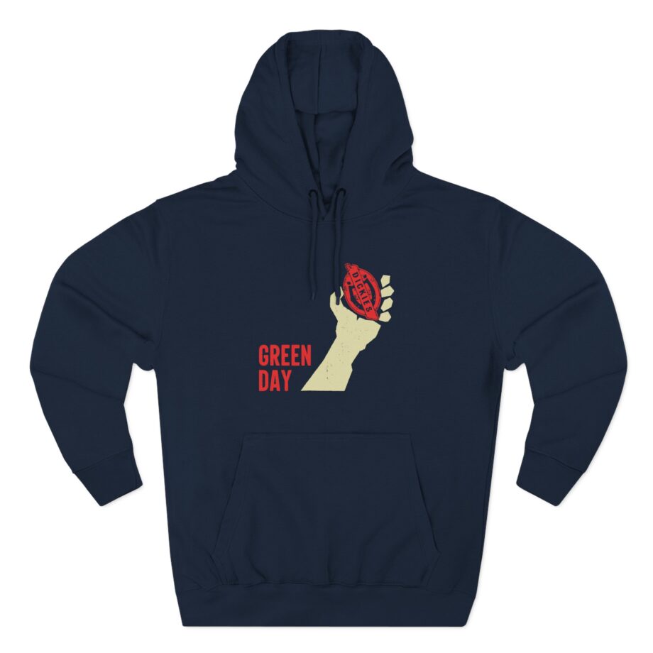 Green Day Dickies Heart Grenade Three-Panel Fleece Hoodie