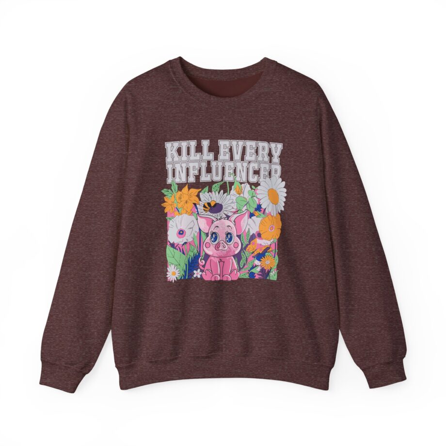 Meatcanyon Kill Every Iuencers Unisex Heavy Blend™ Crewneck Sweatshirt