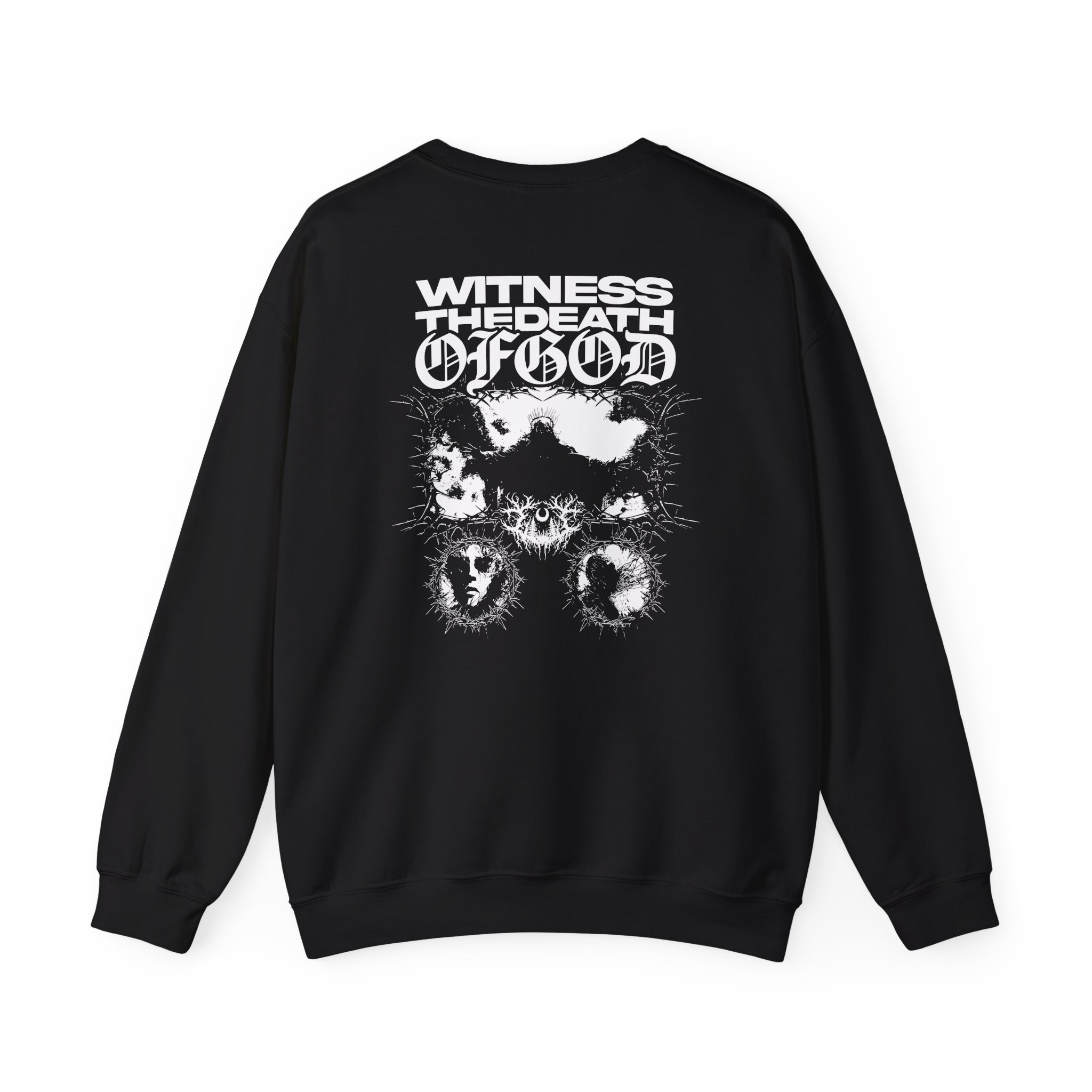 Boundaries Witness The death Of god Unisex Heavy Blendâ„¢ Crewneck Sweatshirt