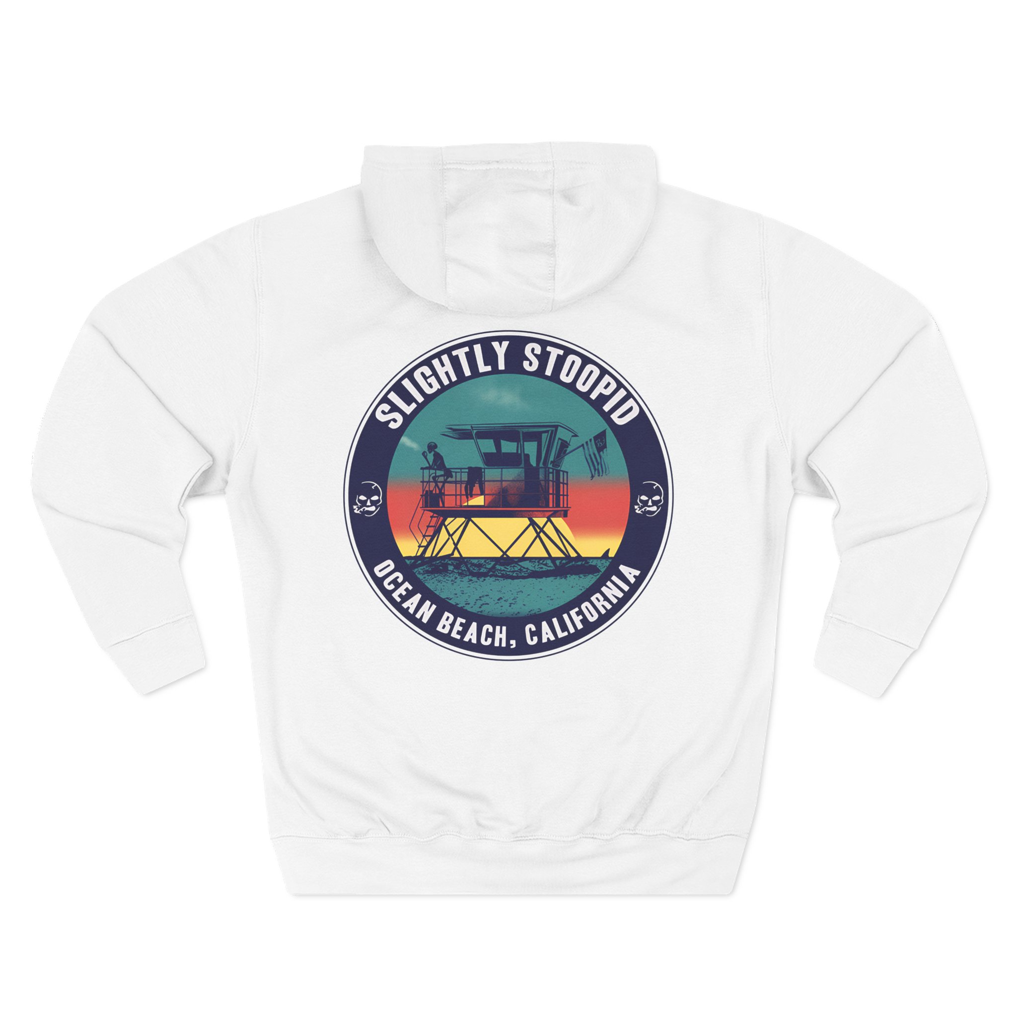 Slightly Stoopid Lifeguard Raglan Three-Panel Fleece Hoodie