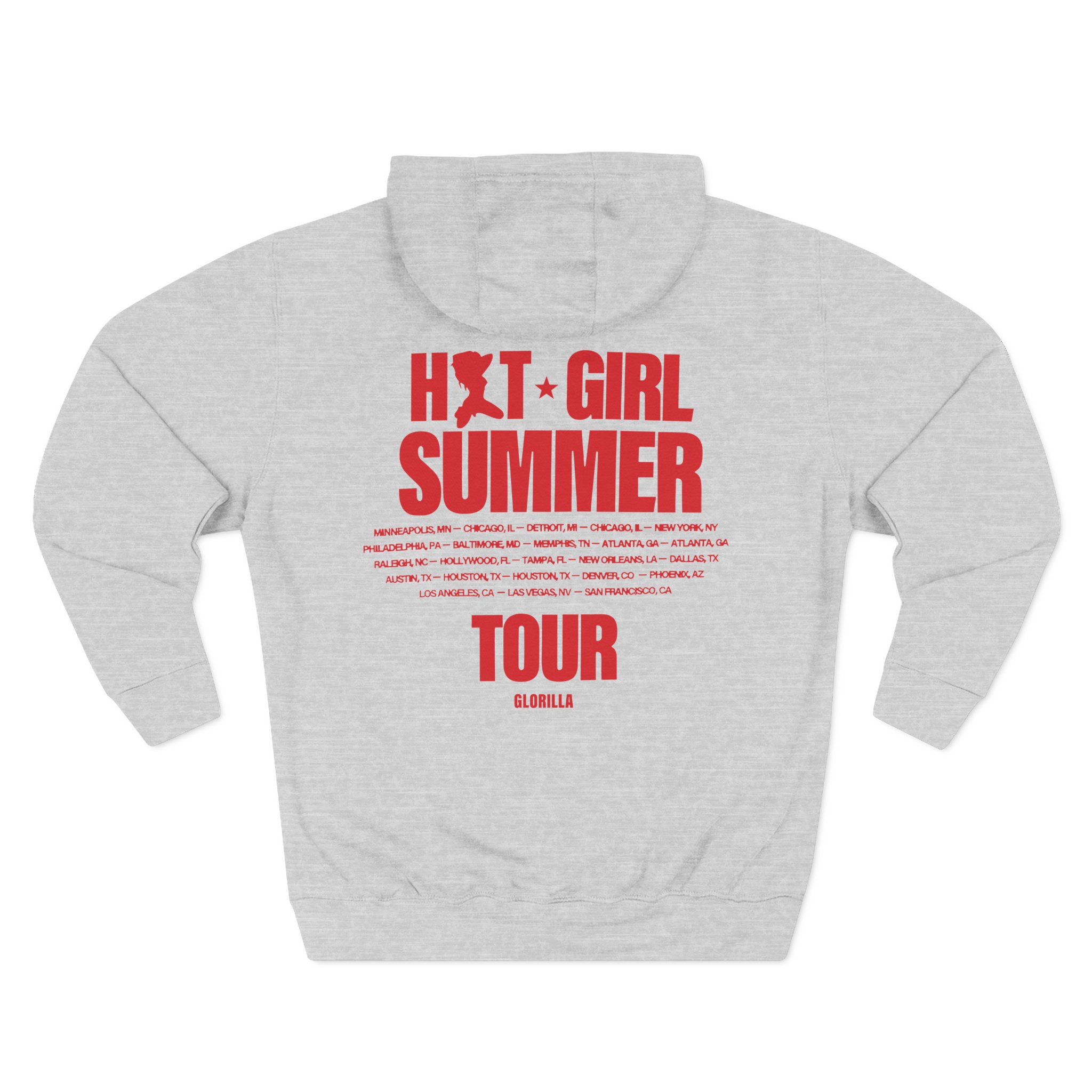 Glorilla Hot Girl Summer Tour Three-Panel Fleece Hoodie
