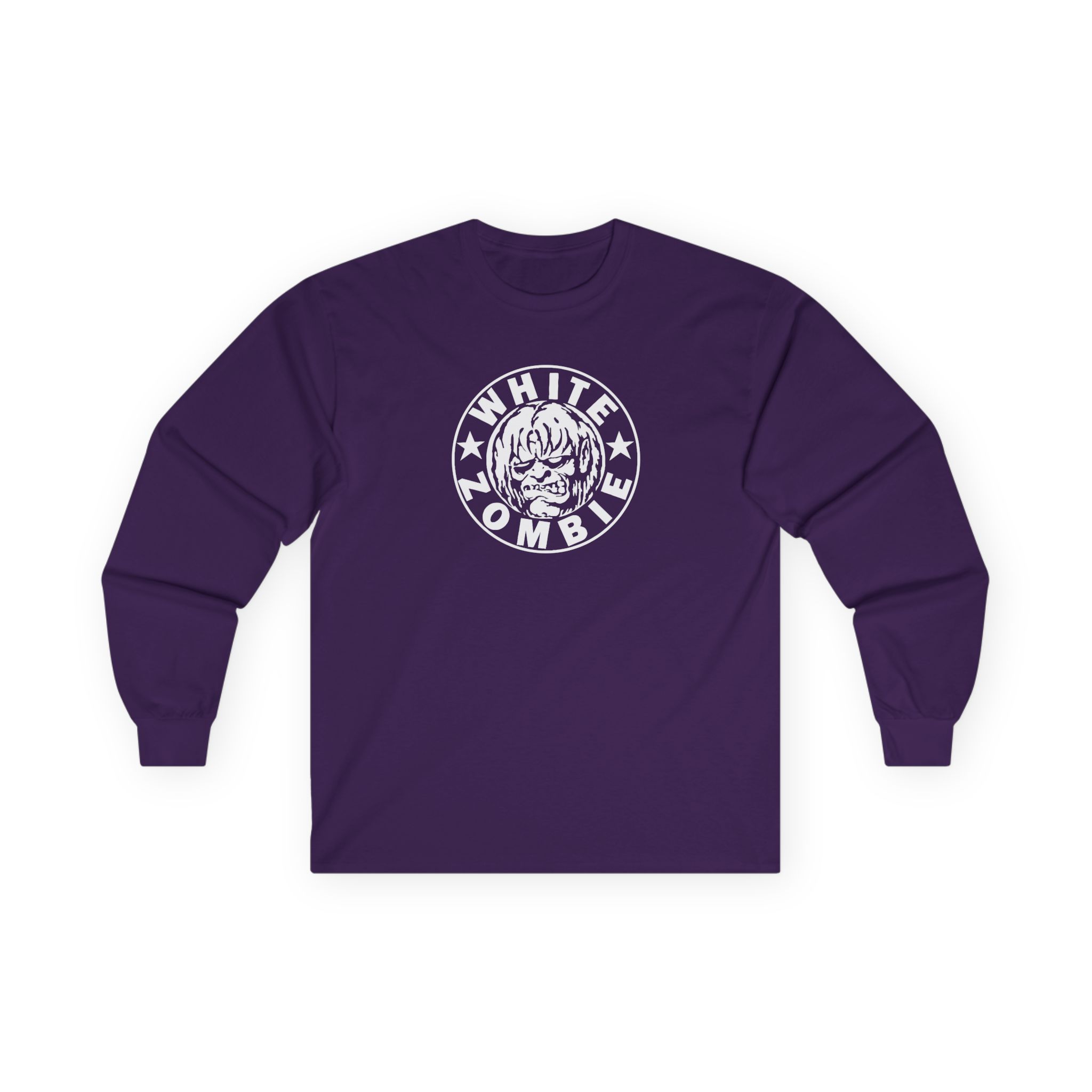 White Zombie Circle Logo Unisex Ultra Cotton Long Sleeve Tee