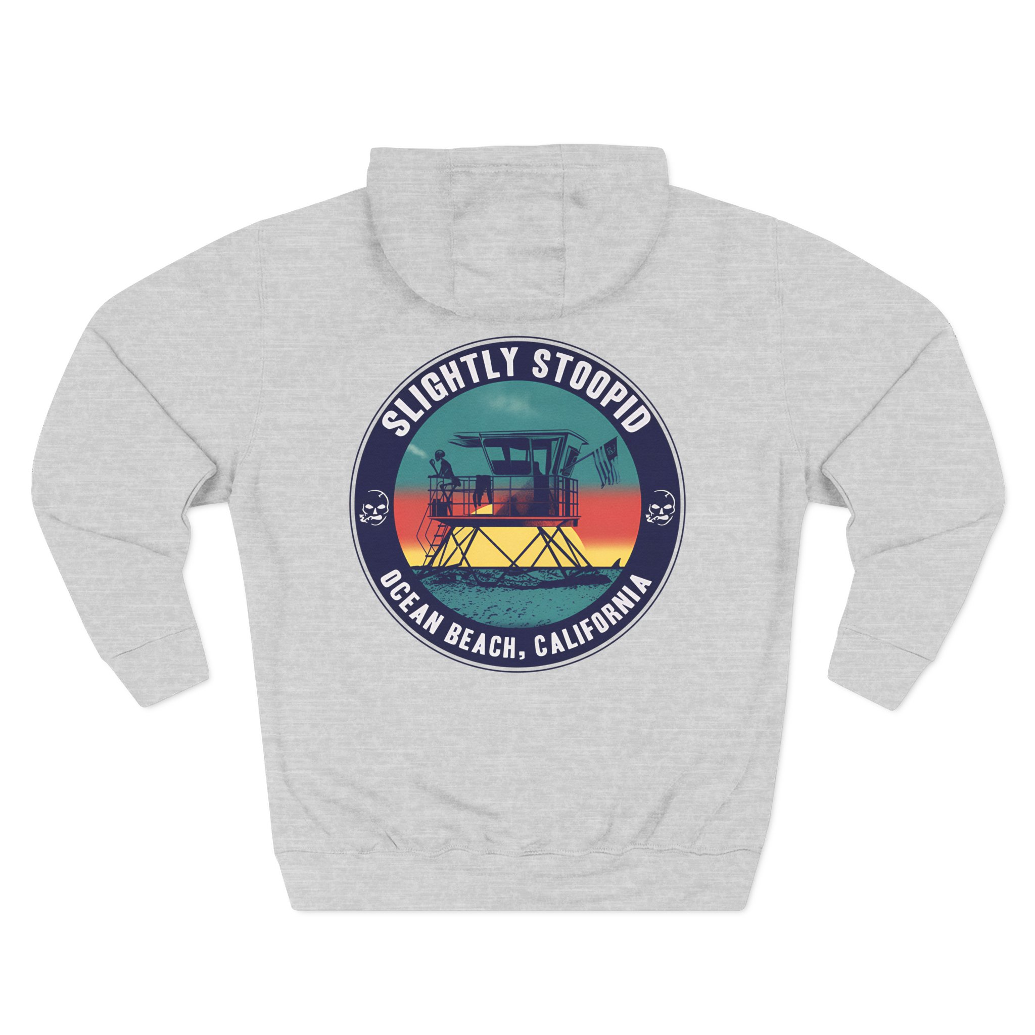 Slightly Stoopid Lifeguard Raglan Three-Panel Fleece Hoodie