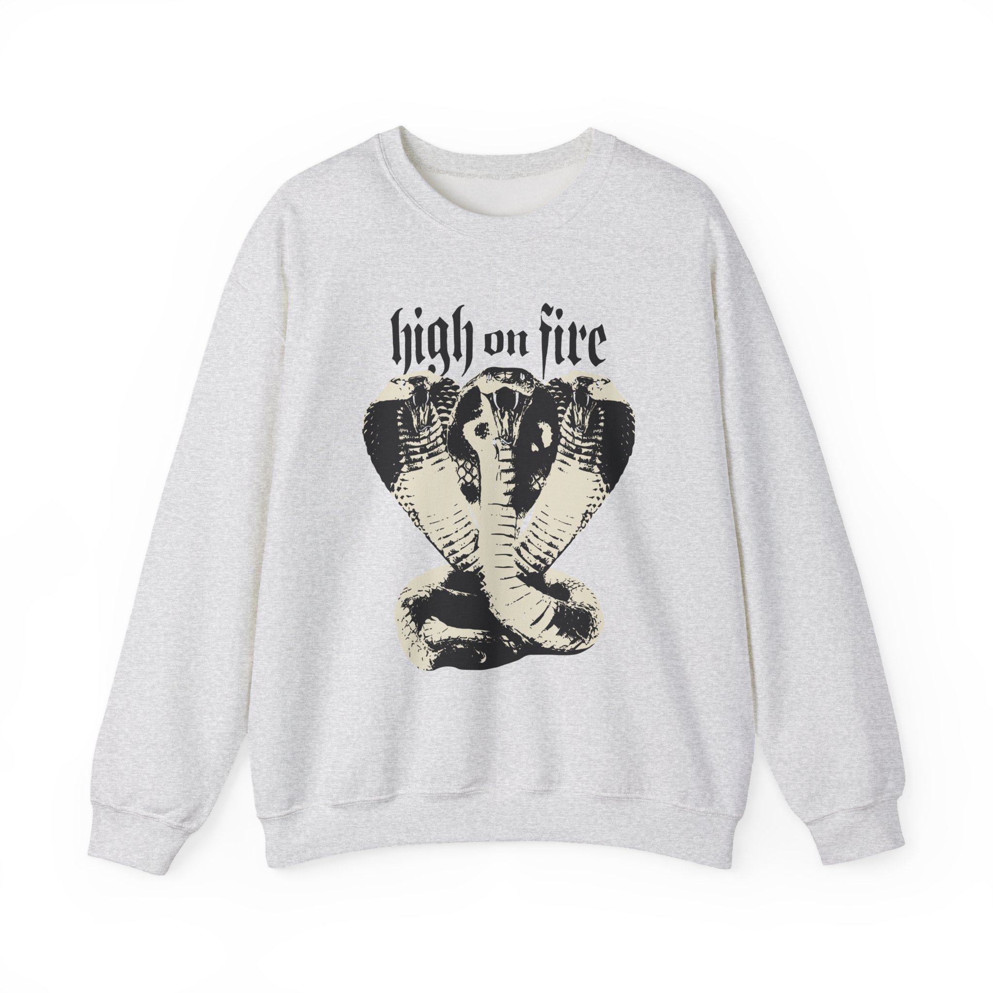 High on Fire Branca Snakes Unisex Heavy Blendâ„¢ Crewneck Sweatshirt