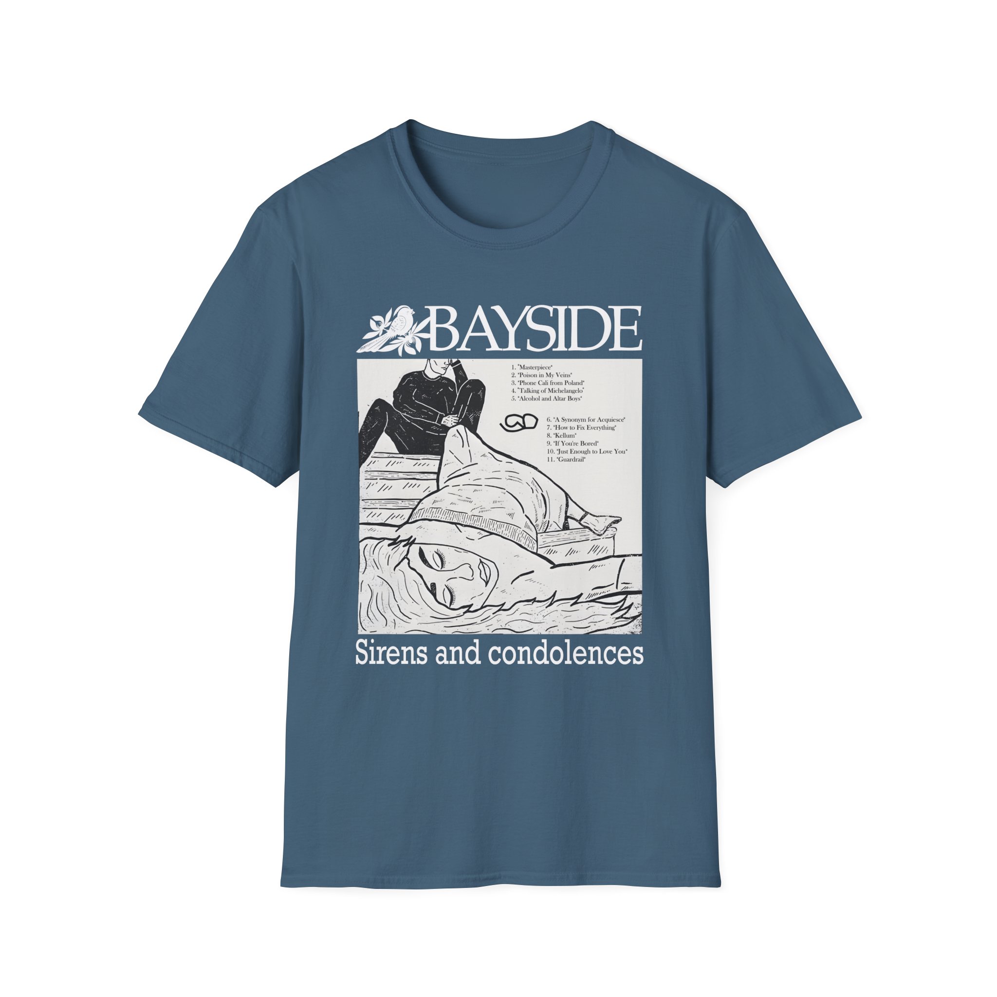 Bayside Sirens and Condolences Unisex Softstyle T-Shirt