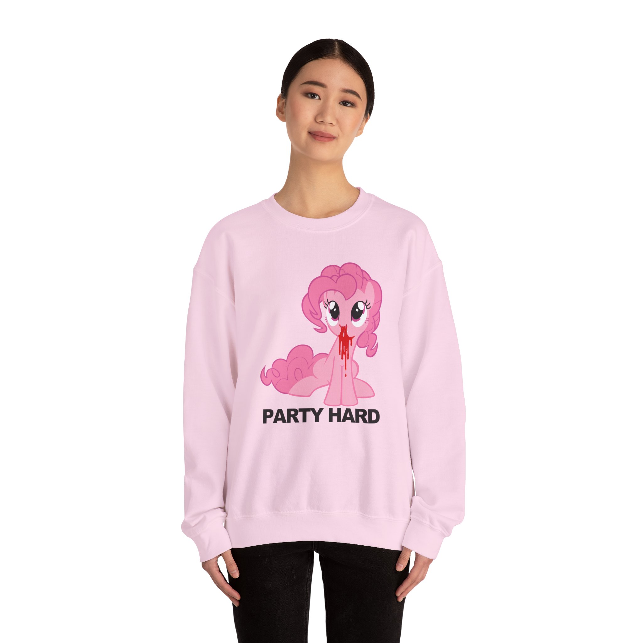 Andrew Wk Party Hard Unisex Heavy Blendâ„¢ Crewneck Sweatshirt