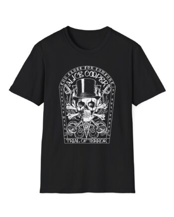 Alice Cooper Trial of Terror Unisex Softstyle T-Shirt