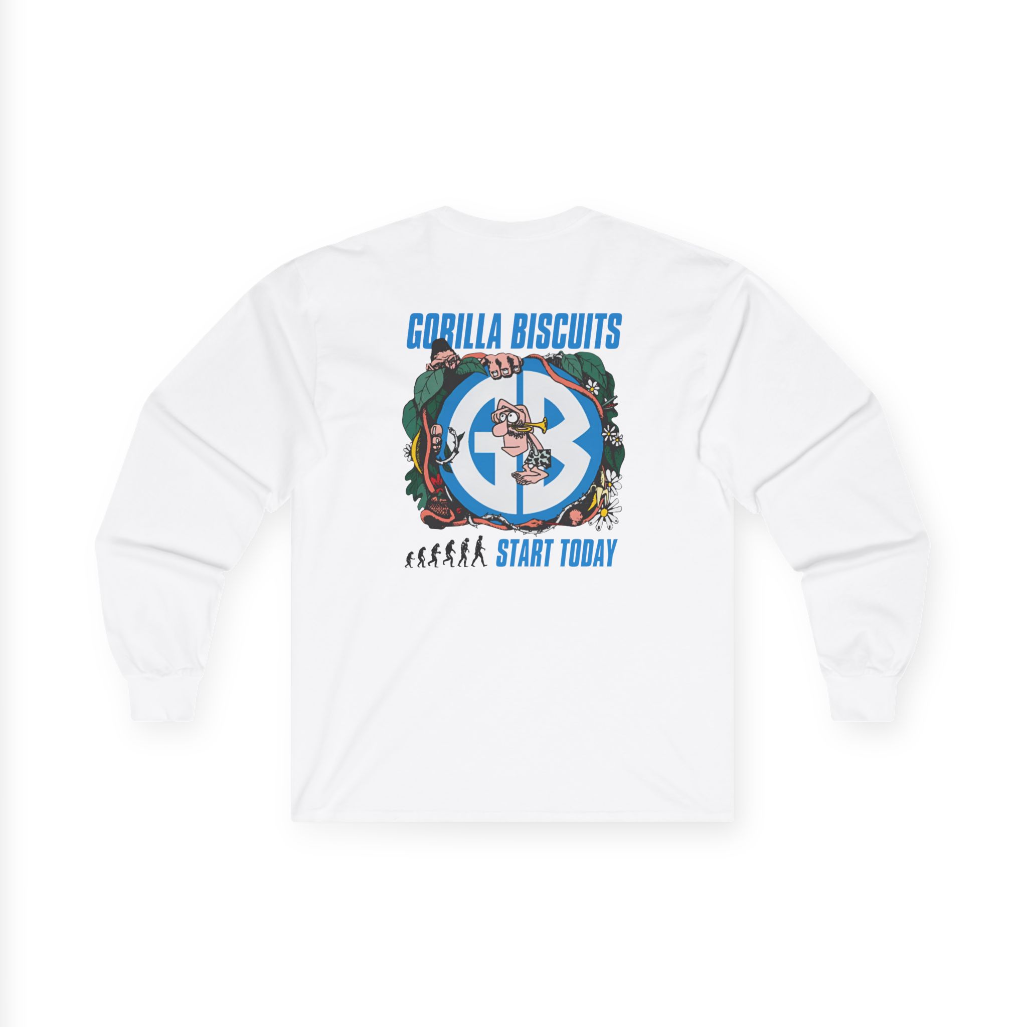 Gorilla Biscuits Jungle Unisex Ultra Cotton Long Sleeve Tee