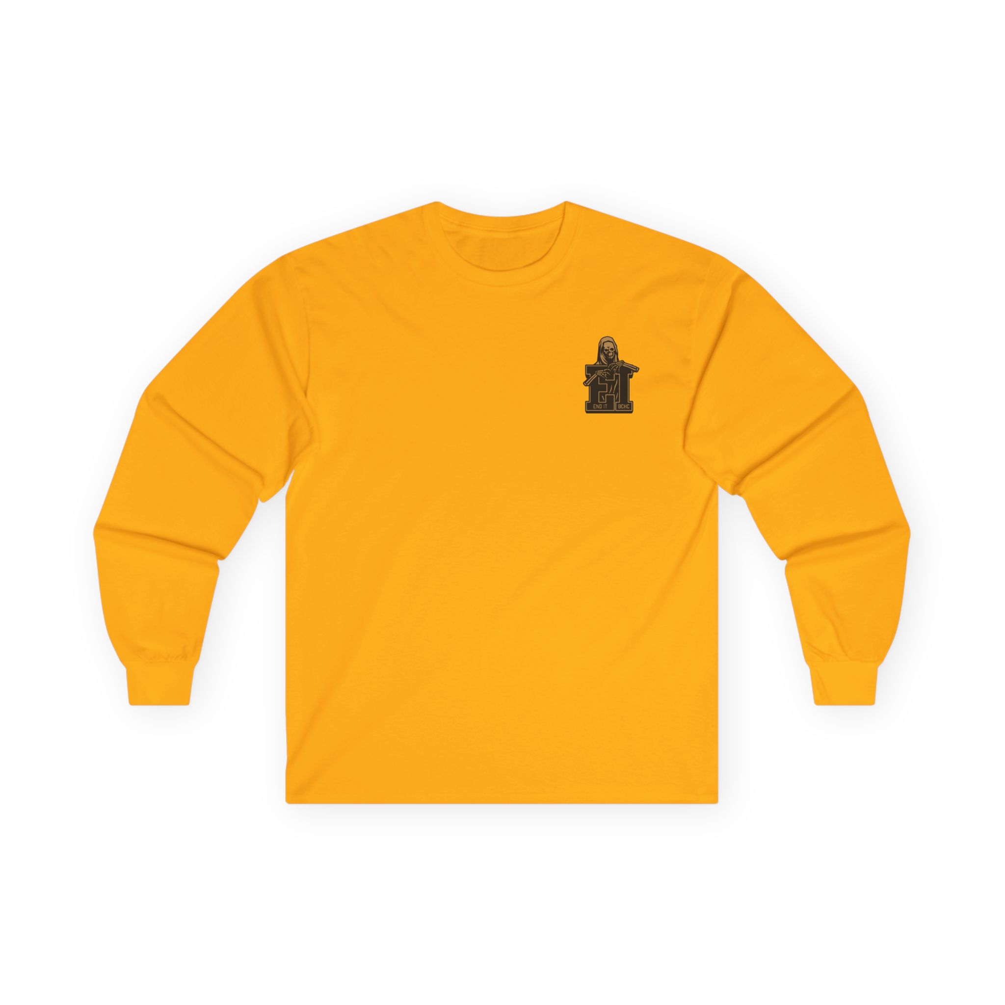 End It Bchc Reaper Emblem Unisex Ultra Cotton Long Sleeve Tee