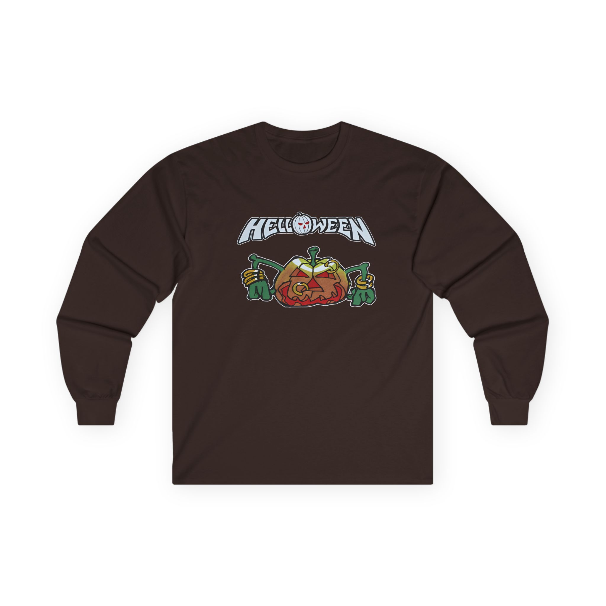 Helloween Rings Pumpkin Unisex Ultra Cotton Long Sleeve Tee