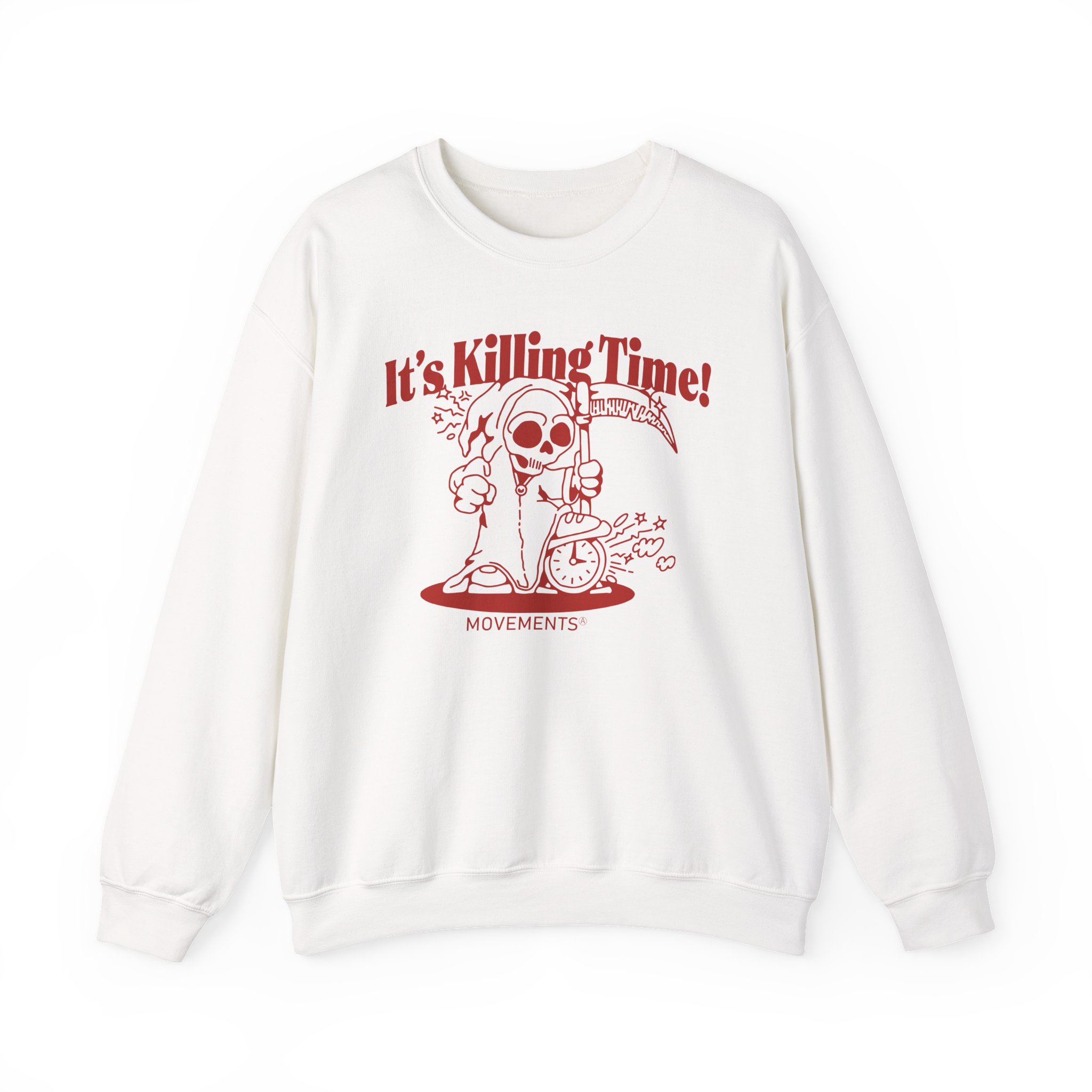 Movements Killing Time Unisex Heavy Blendâ„¢ Crewneck Sweatshirt