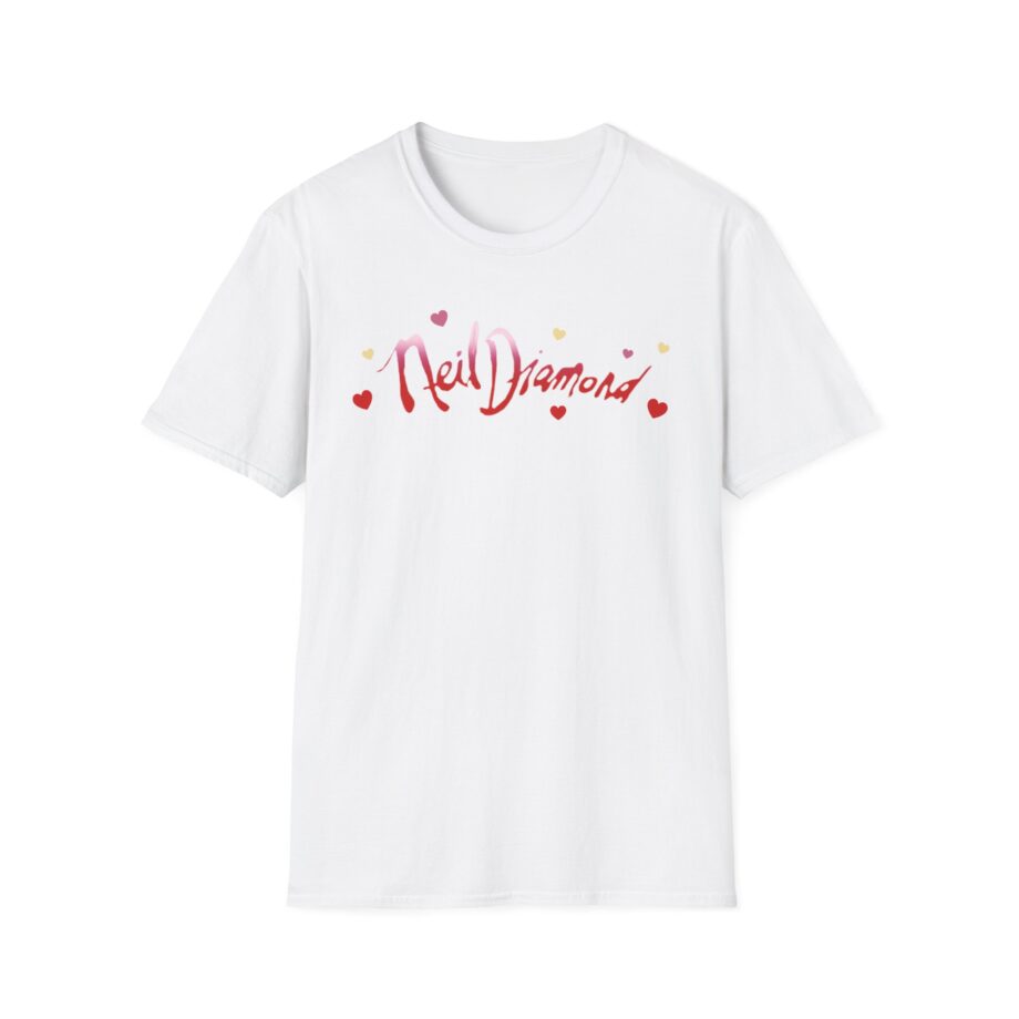 Neil Diamond Logo Heart Unisex Softstyle T-Shirt