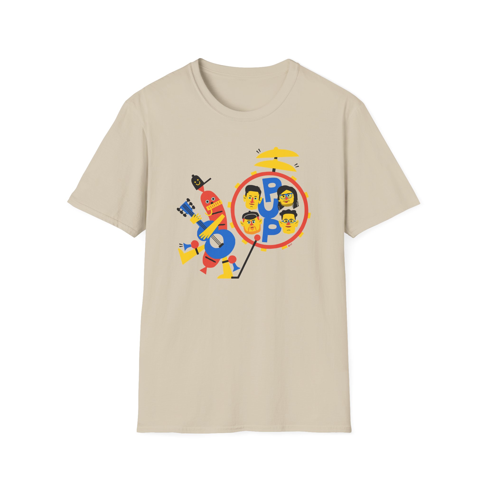 Pup Band of Wiener Unisex Softstyle T-Shirt