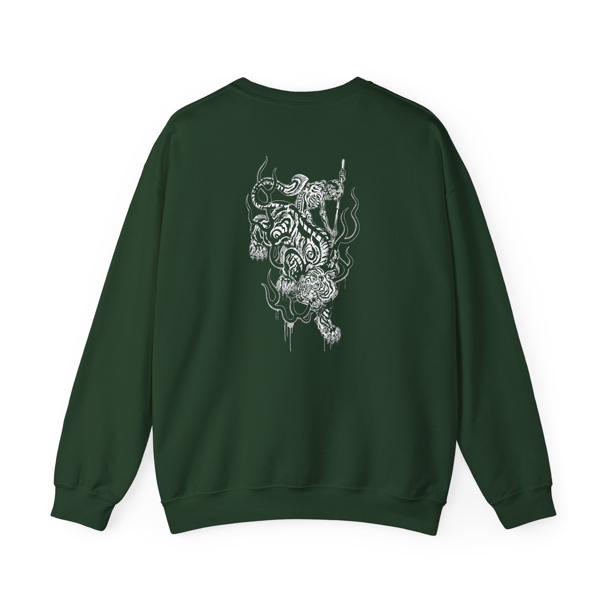 Malevolence Tiger Unisex Heavy Blend Crewneck Sweatshirt
