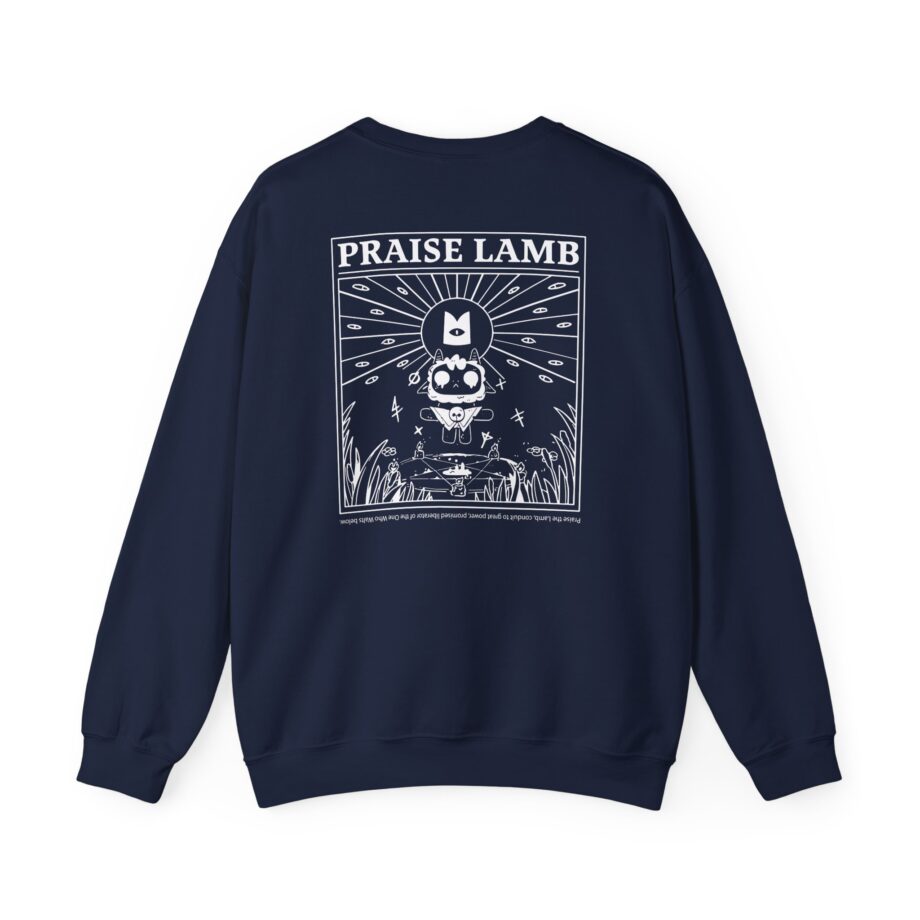 Cult of the Lamb Praise Lamb Unisex Heavy Blend™ Crewneck Sweatshirt