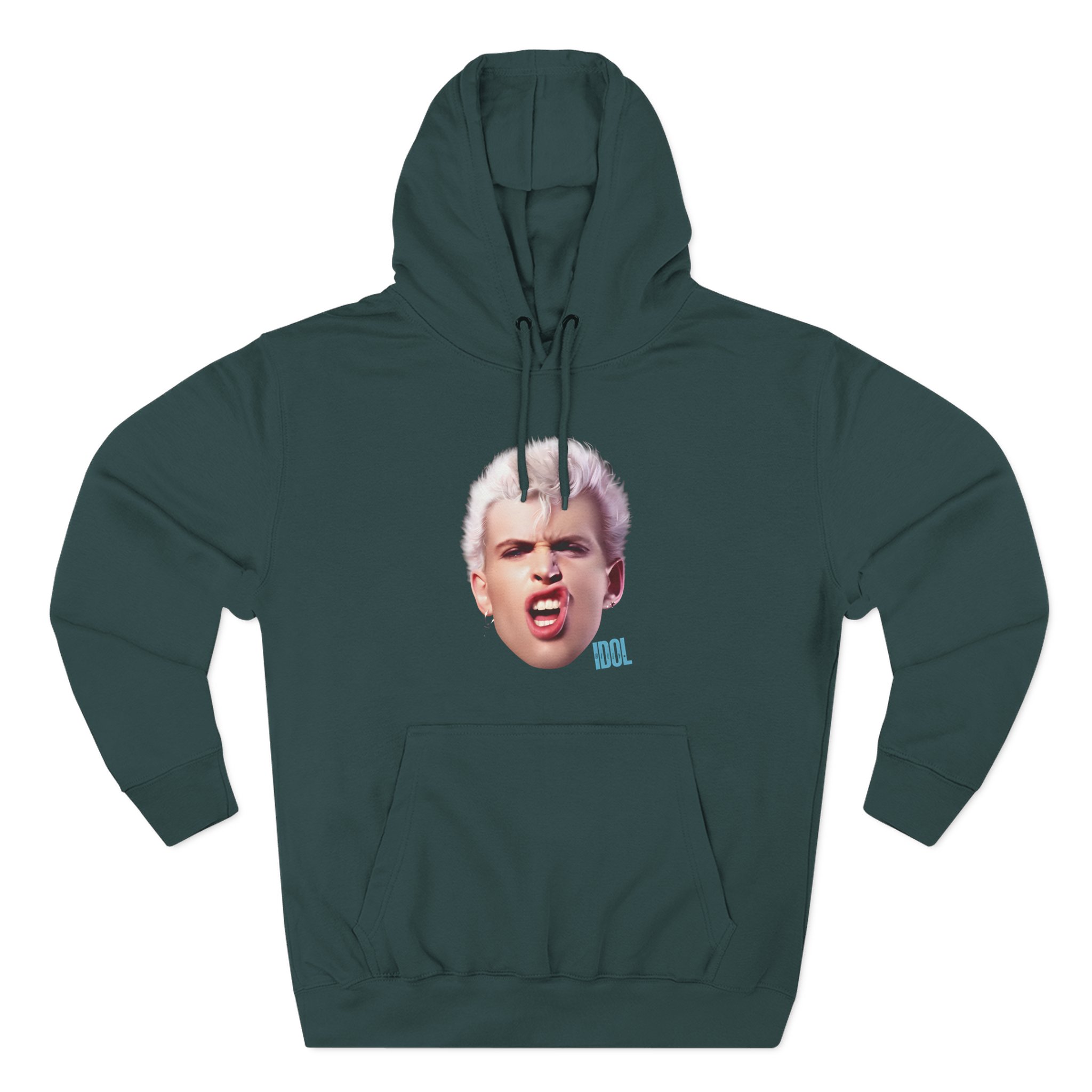 Billy Idol Billy Smirk Three-Panel Fleece Hoodie