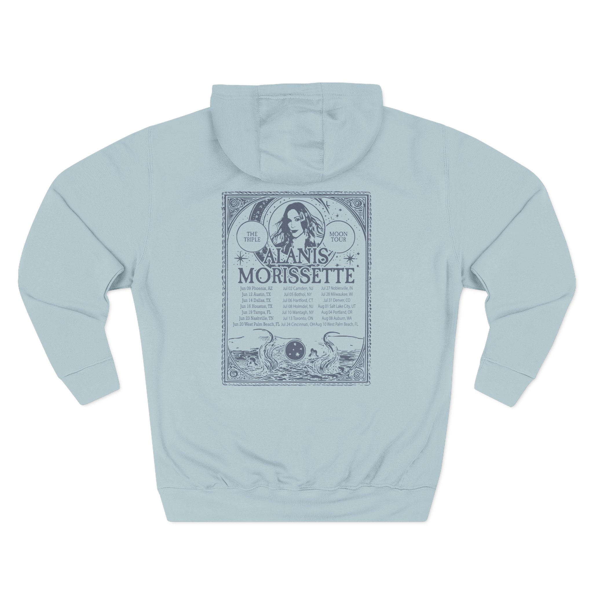 Alanis Morissette The Teple Moon Tour Three-Panel Fleece Hoodie
