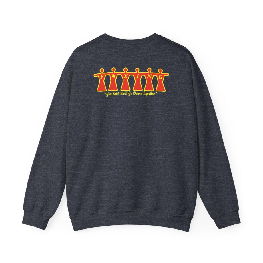 Foxing Moon Face Unisex Heavy Blend™ Crewneck Sweatshirt