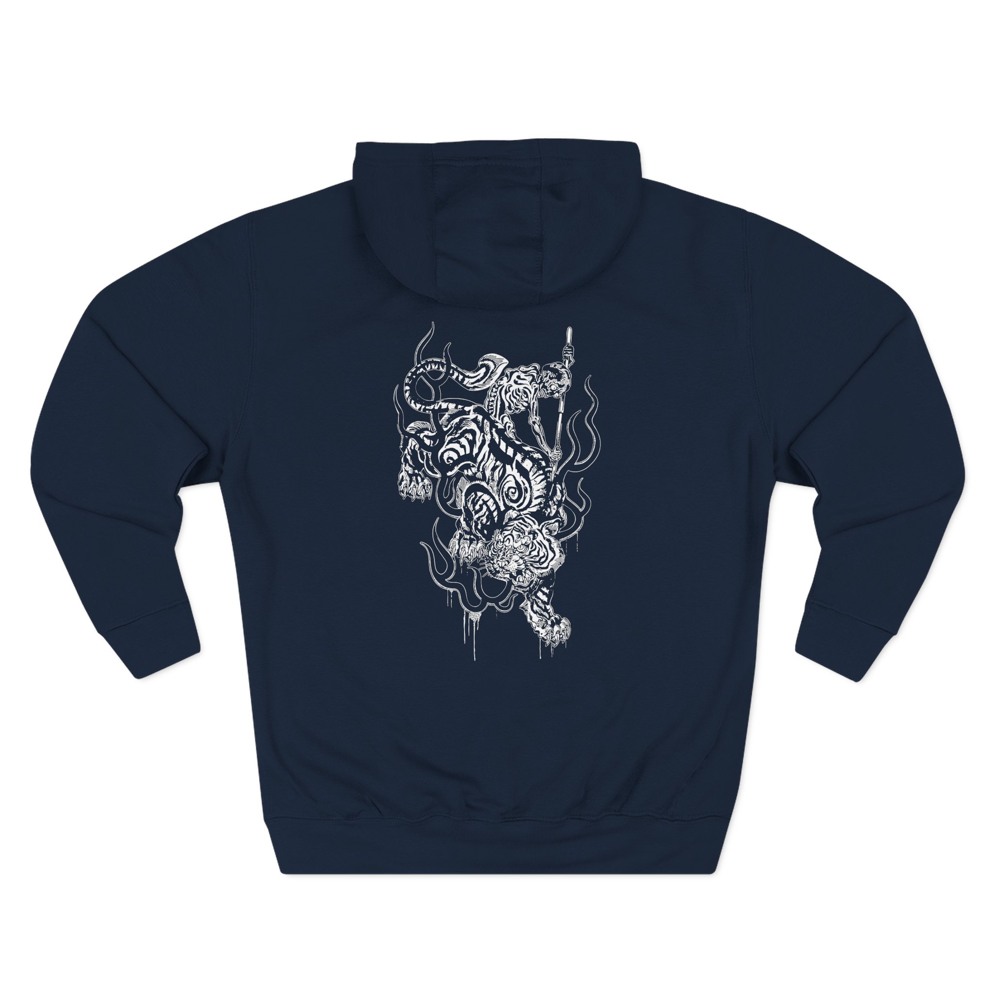 Malevolence Tiger Three-Panel Fleece Hoodie