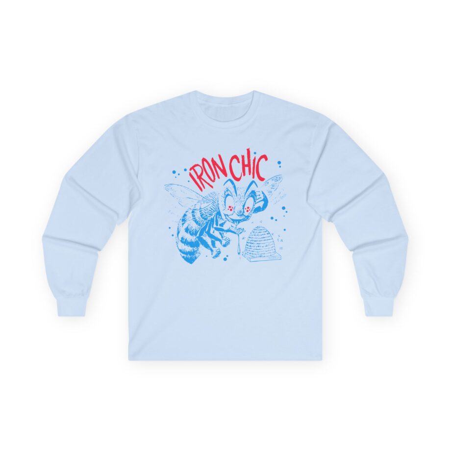Iron Chic Bee Unisex Ultra Cotton Long Sleeve Tee