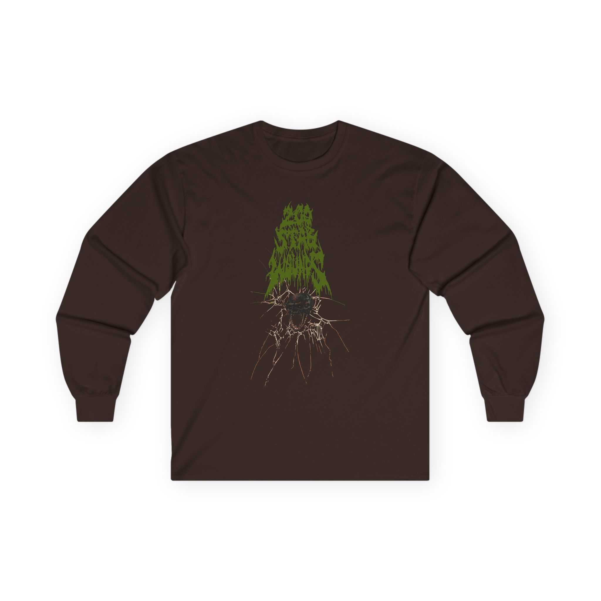 200 Stab Wounds Spider Skull Unisex Ultra Cotton Long Sleeve Tee