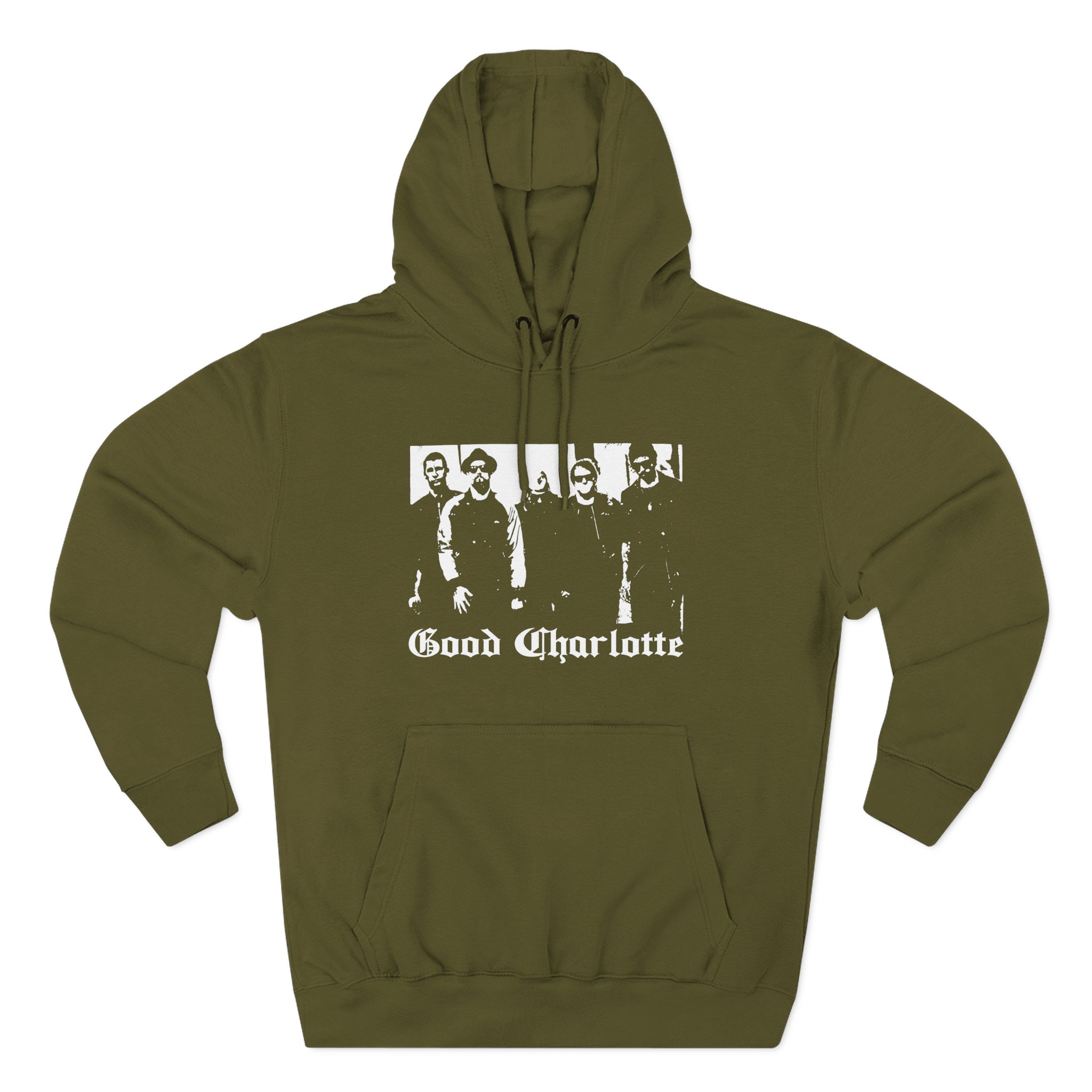 Good Charlotte Band Photo Three-Panel Fleece Hoodie
