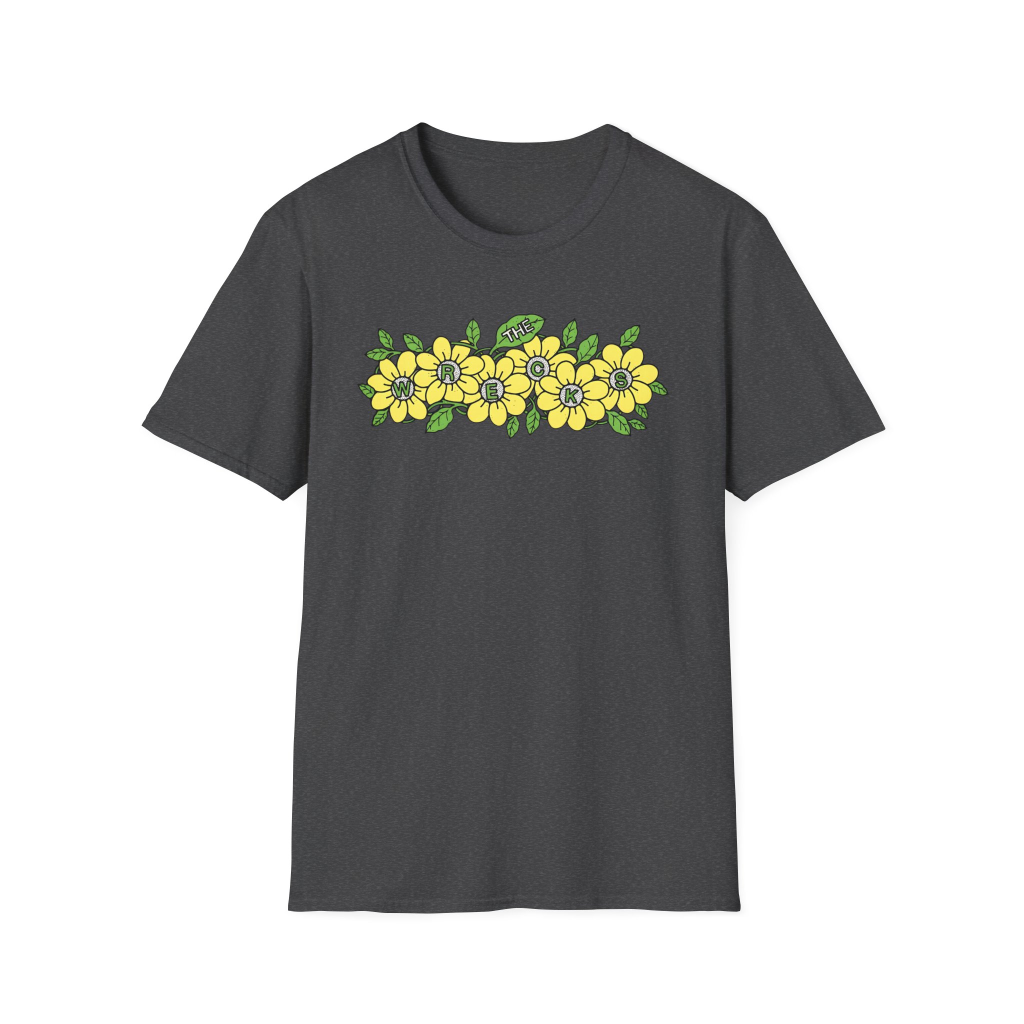 The Wrecks Flower Unisex Softstyle T-Shirt