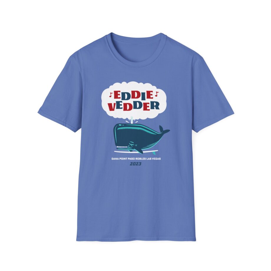 Eddie Vedder Whale Unisex Softstyle T-Shirt