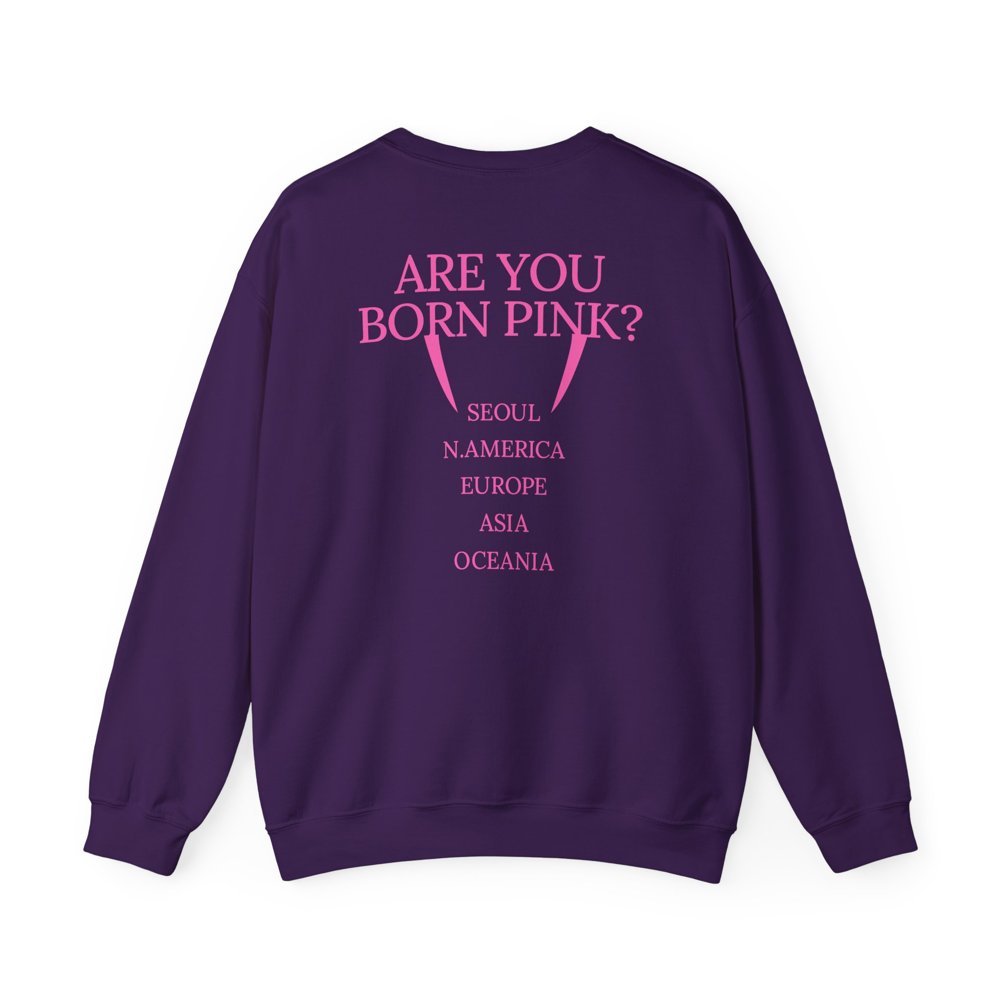 B Are You Born Pink Unisex Heavy Blendâ„¢ Crewneck Sweatshirt