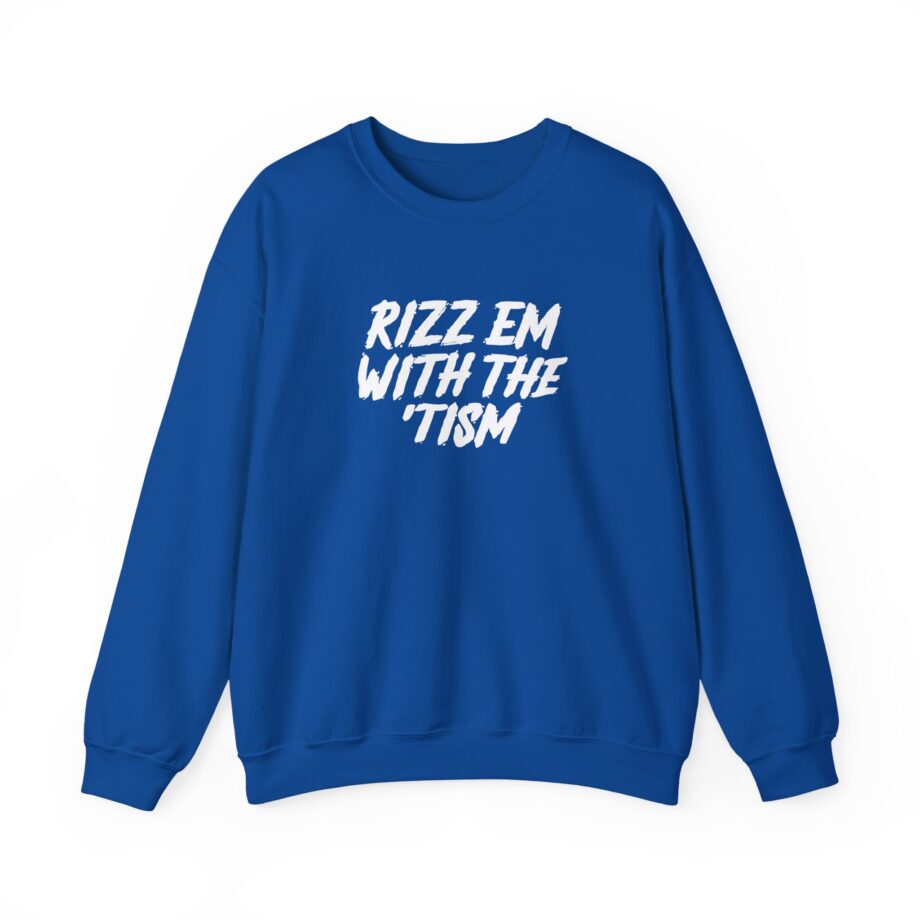 Ryan Windridge Rizz Em With the Tism Unisex Heavy Blend™ Crewneck Sweatshirt