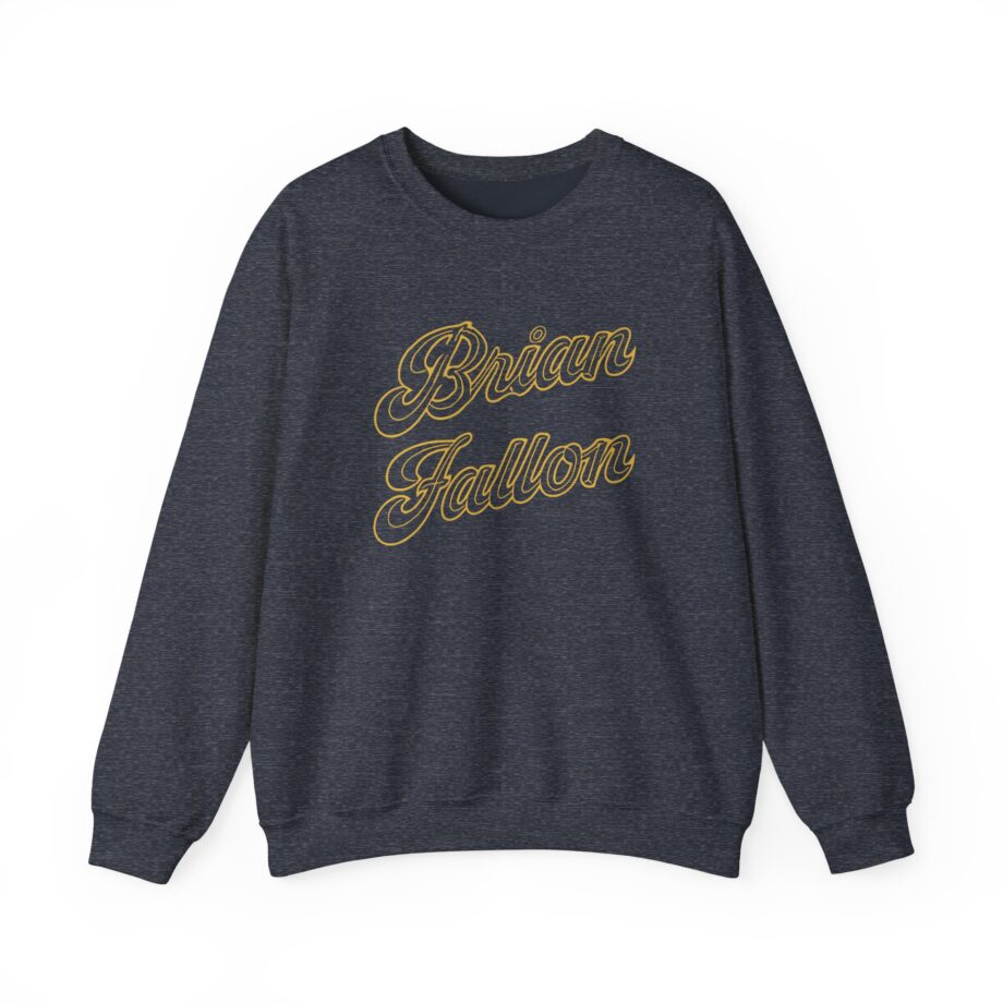 Brian Fallon Gold Text Unisex Heavy Blend™ Crewneck Sweatshirt