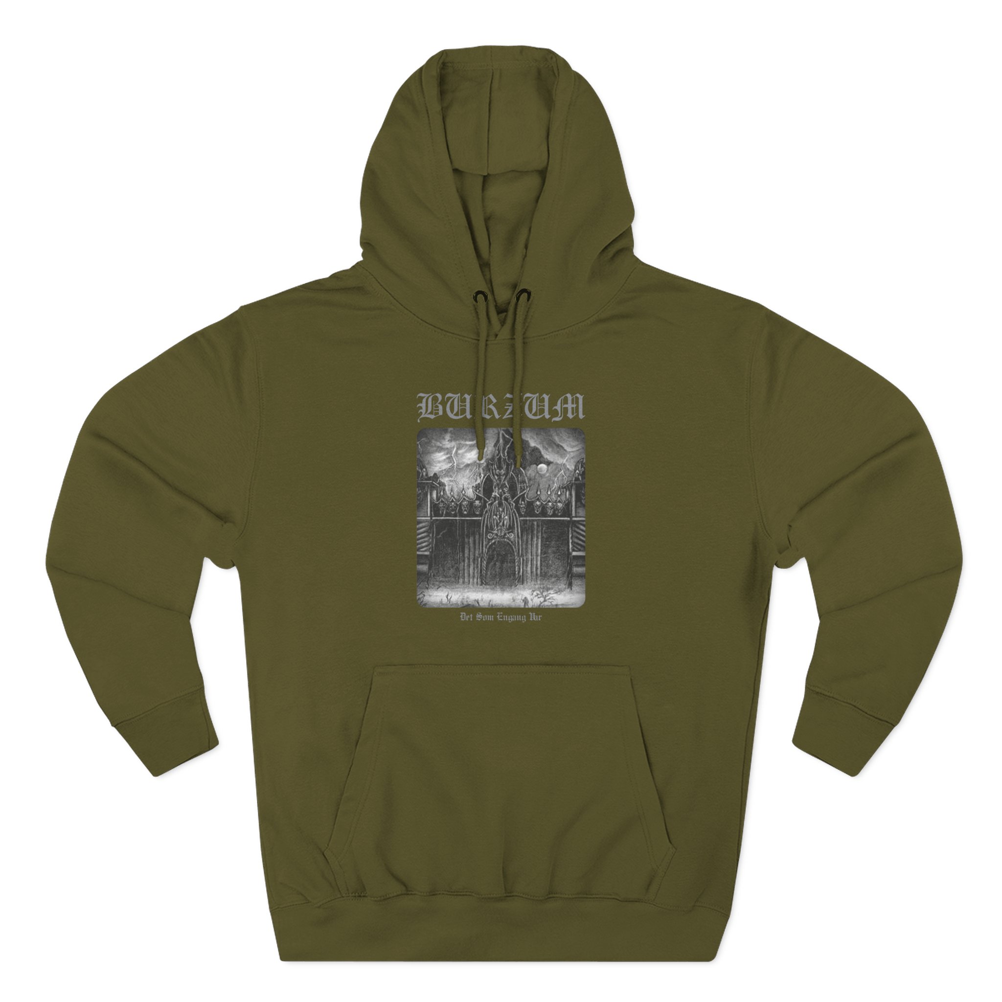 Burzum Det Som Engang Var Three-Panel Fleece Hoodie