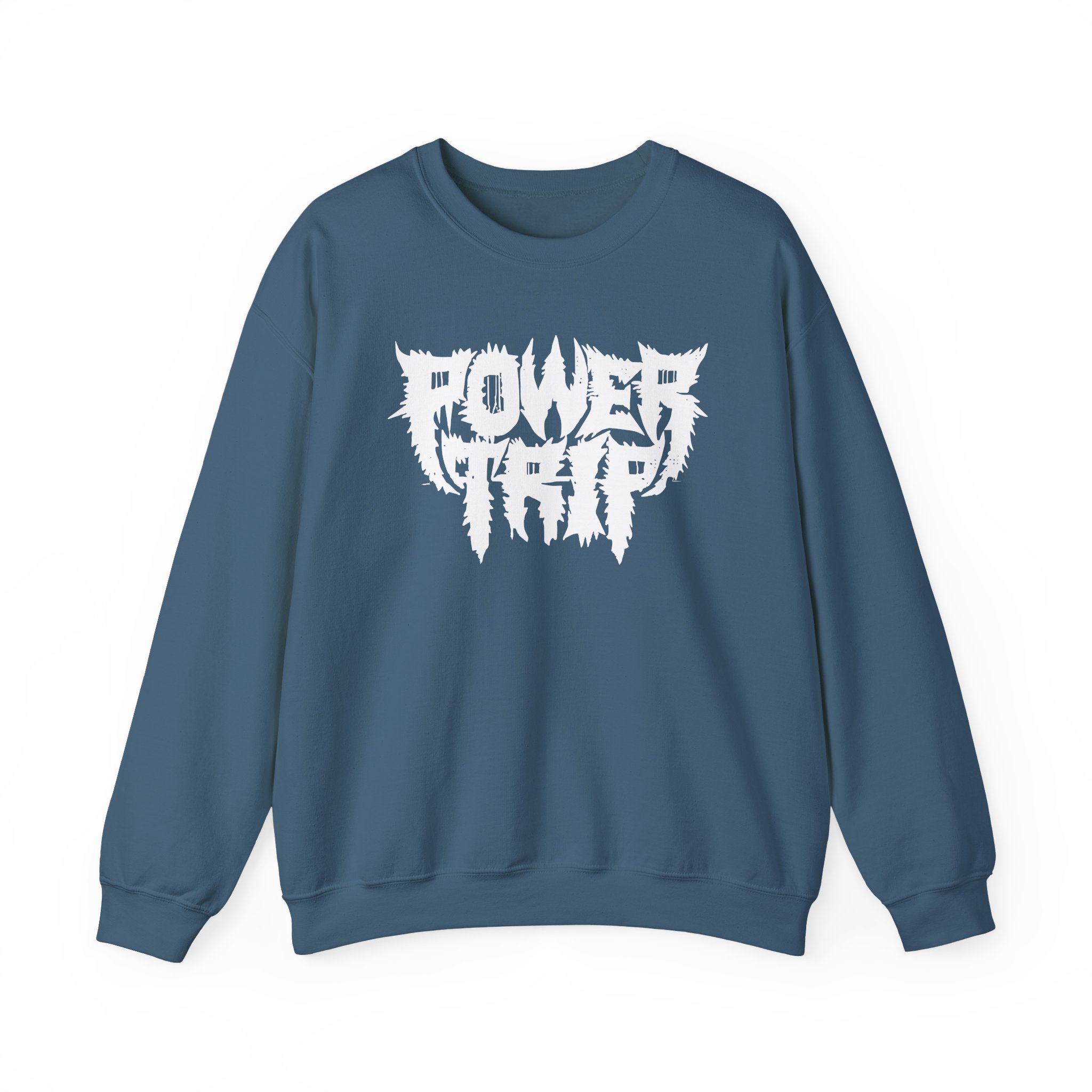 Power Trip Skull Unisex Heavy Blendâ„¢ Crewneck Sweatshirt