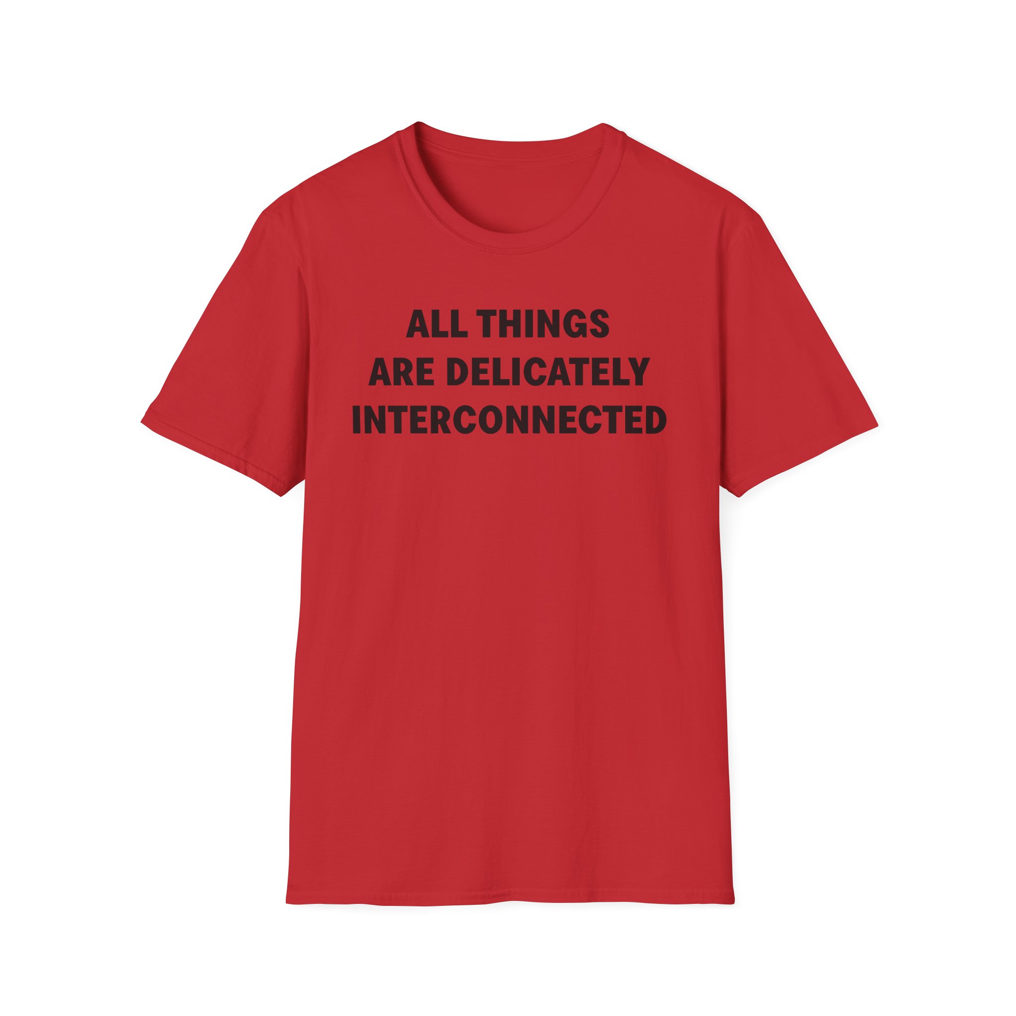 Jenny Holzer All Things Are Delicately Interconnected Unisex Softstyle T-Shirt