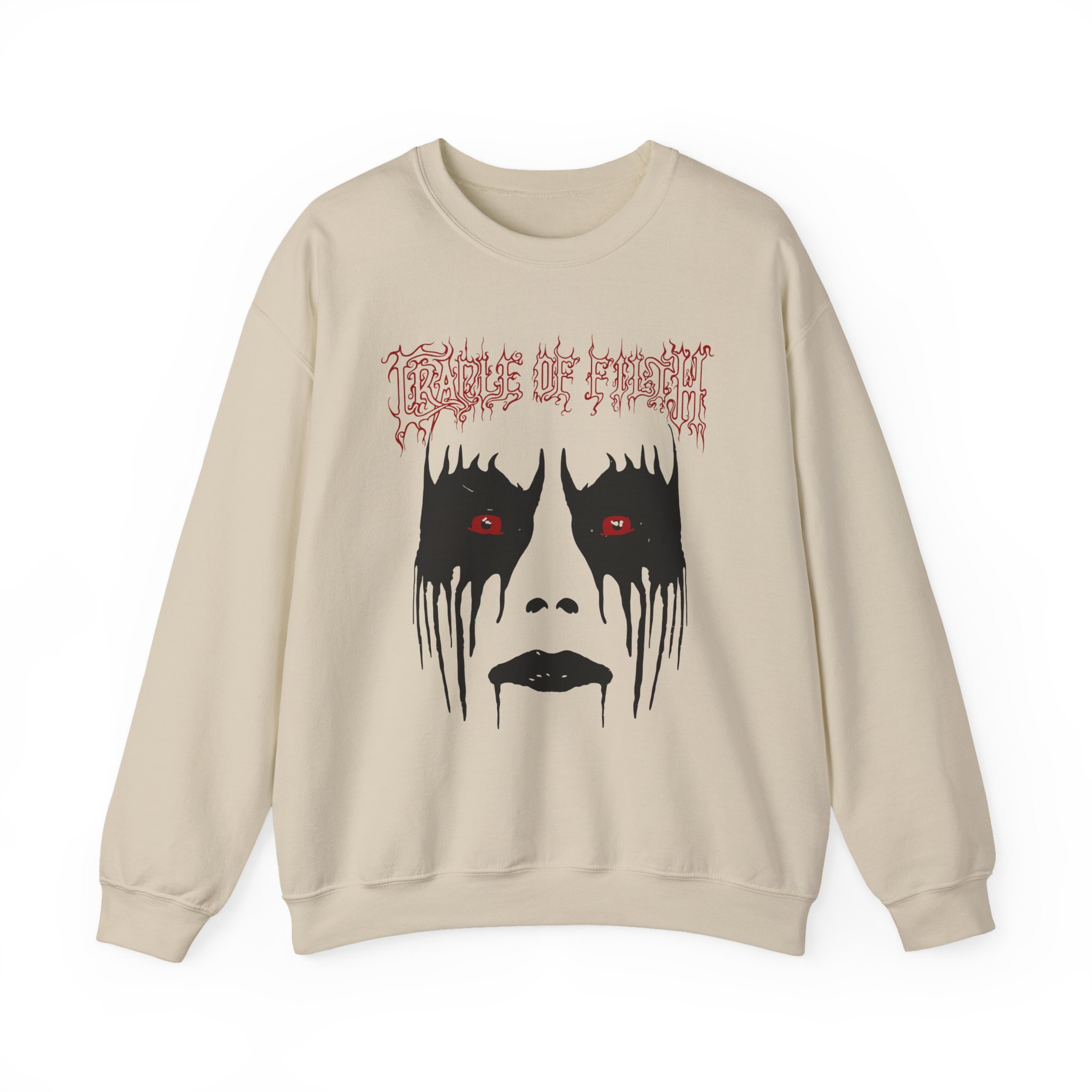 Cradle of Filth Dani Make Up Unisex Heavy Blendâ„¢ Crewneck Sweatshirt