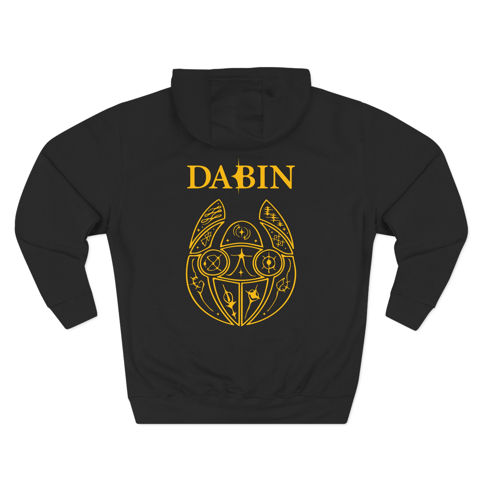 Dabin Between Broken Glyph Mask Three-Panel Fleece Hoodie