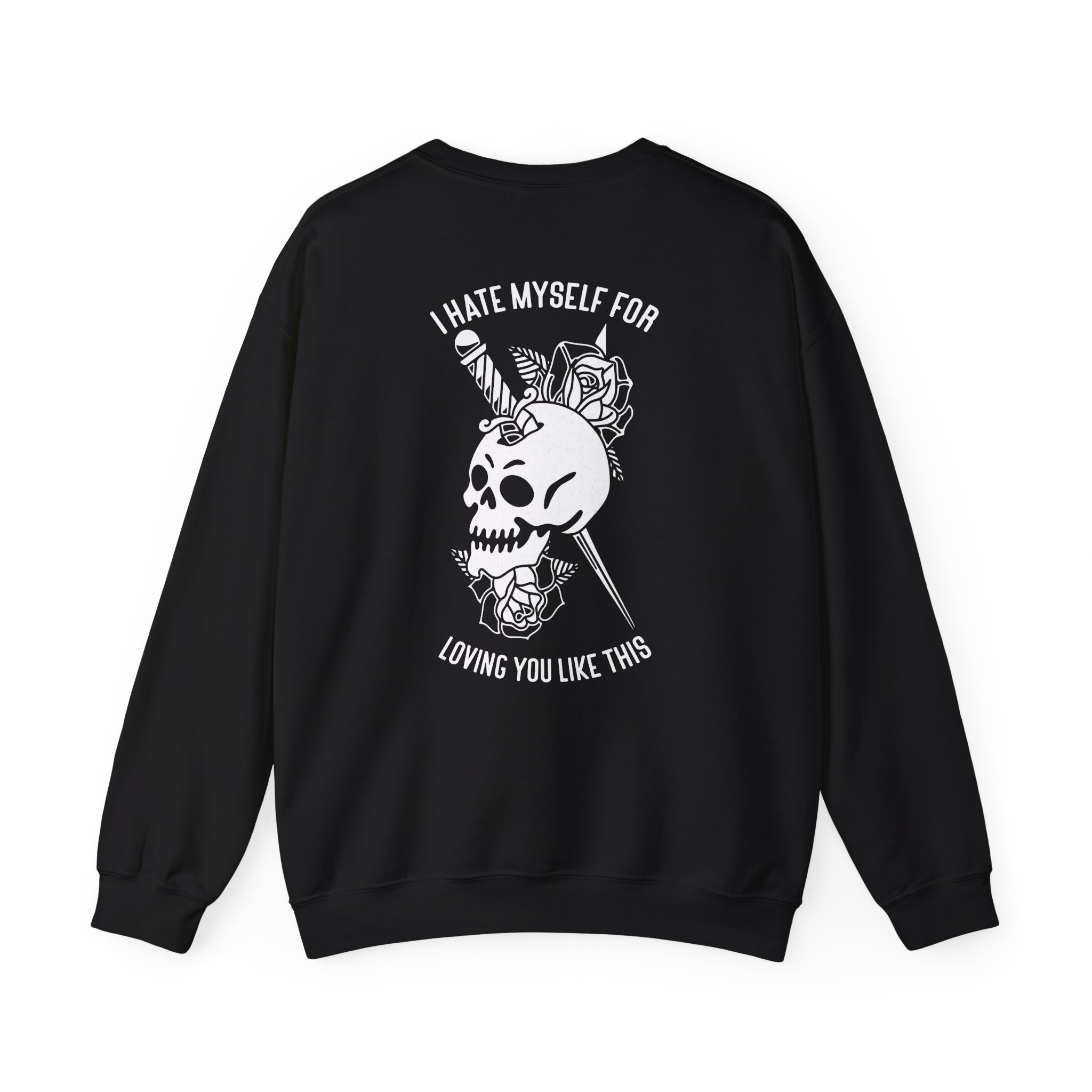 Bayside Dagger Skull Unisex Heavy Blendâ„¢ Crewneck Sweatshirt