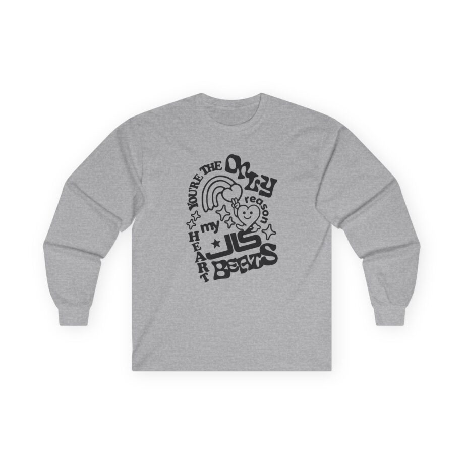 JLS Heart Beats Unisex Ultra Cotton Long Sleeve Tee