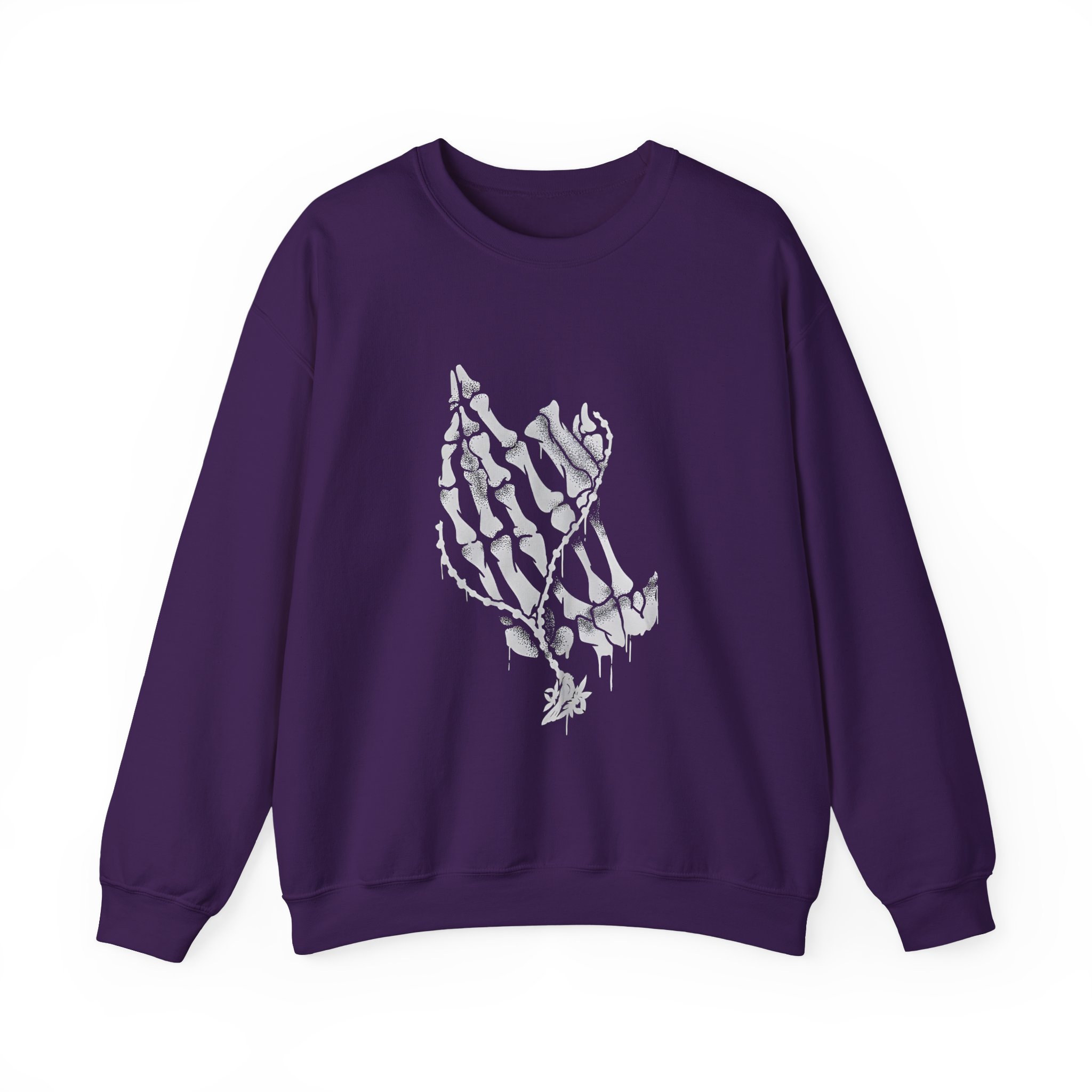 Bayside Praying Hands Unisex Heavy Blendâ„¢ Crewneck Sweatshirt
