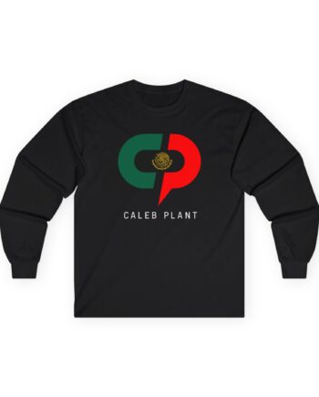 Caleb Plant Green White and Red Unisex Ultra Cotton Long Sleeve Tee