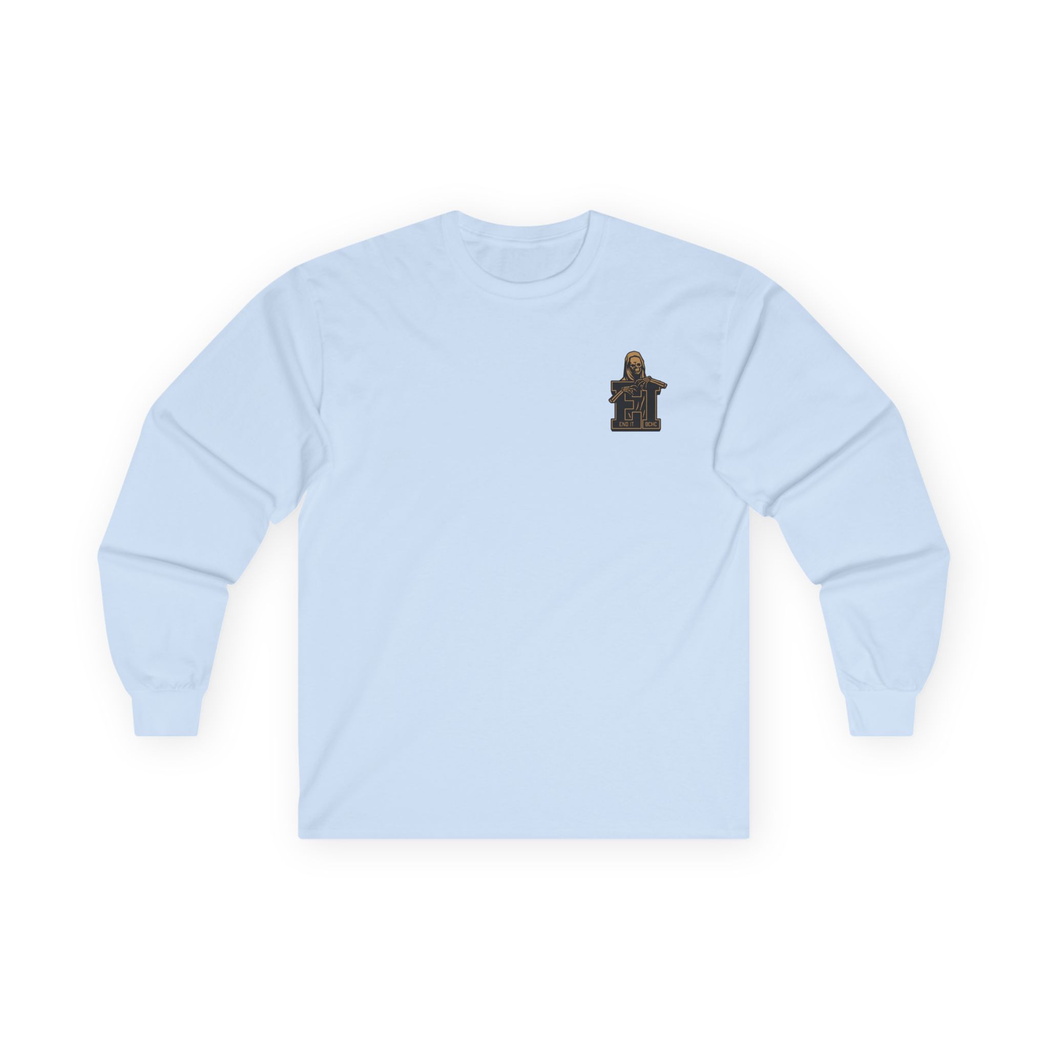 End It Bchc Reaper Emblem Unisex Ultra Cotton Long Sleeve Tee