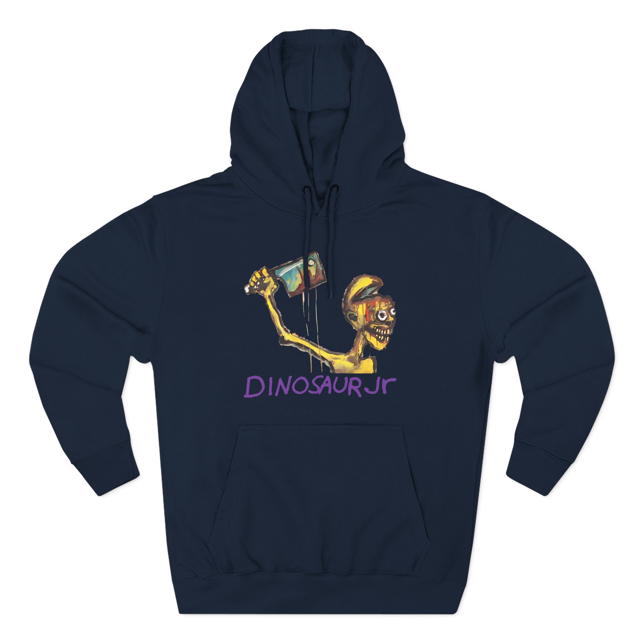 Dinosaur Jr Start Choppin Three-Panel Fleece Hoodie