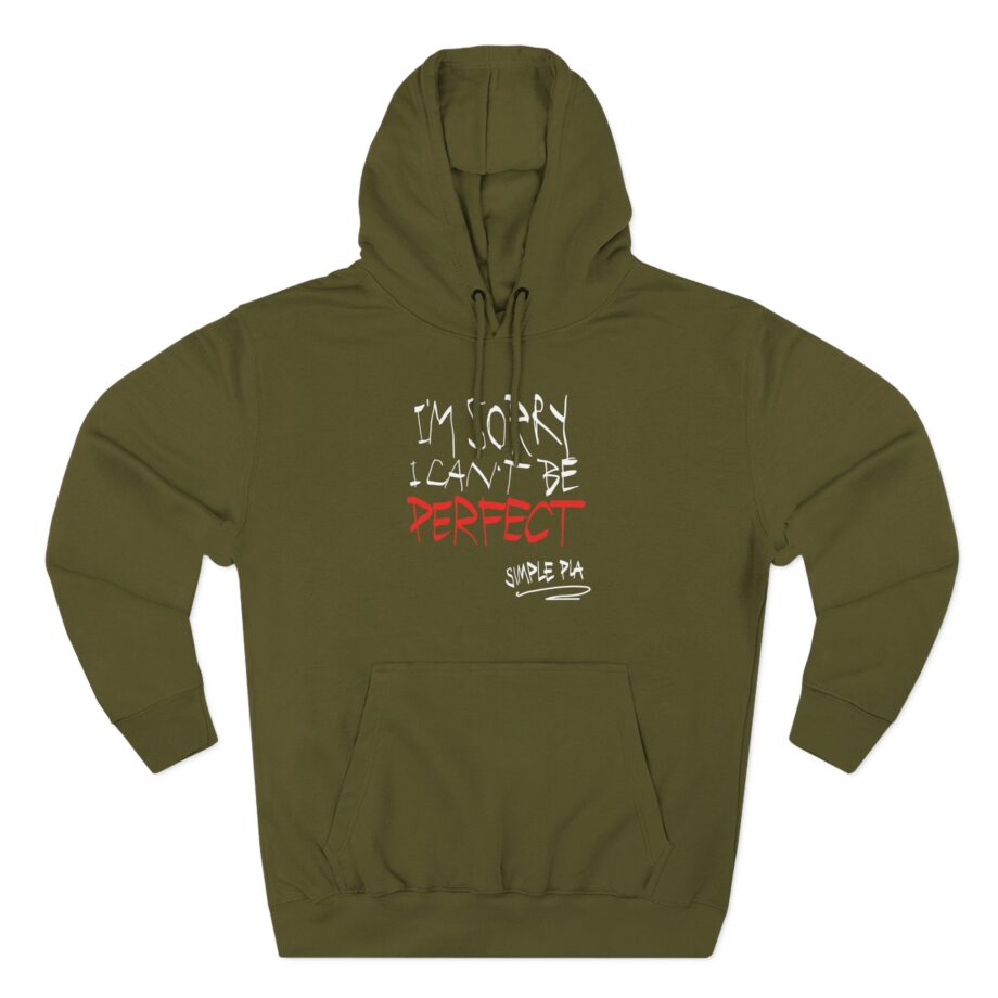 Simple Plan I'm Sorry I Can't Be Perfect Three-Panel Fleece Hoodie