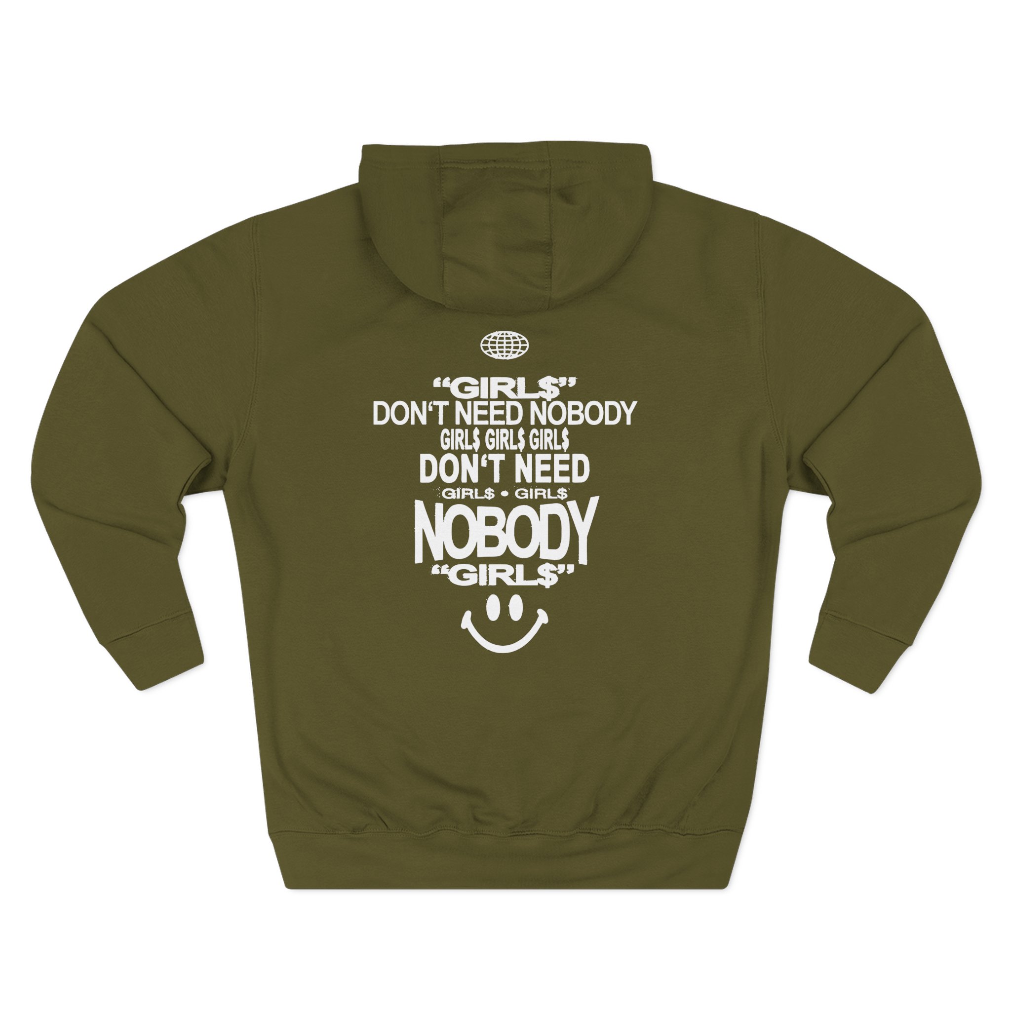 Dom Dolla Girl$, Girl$, Girl$ Three-Panel Fleece Hoodie