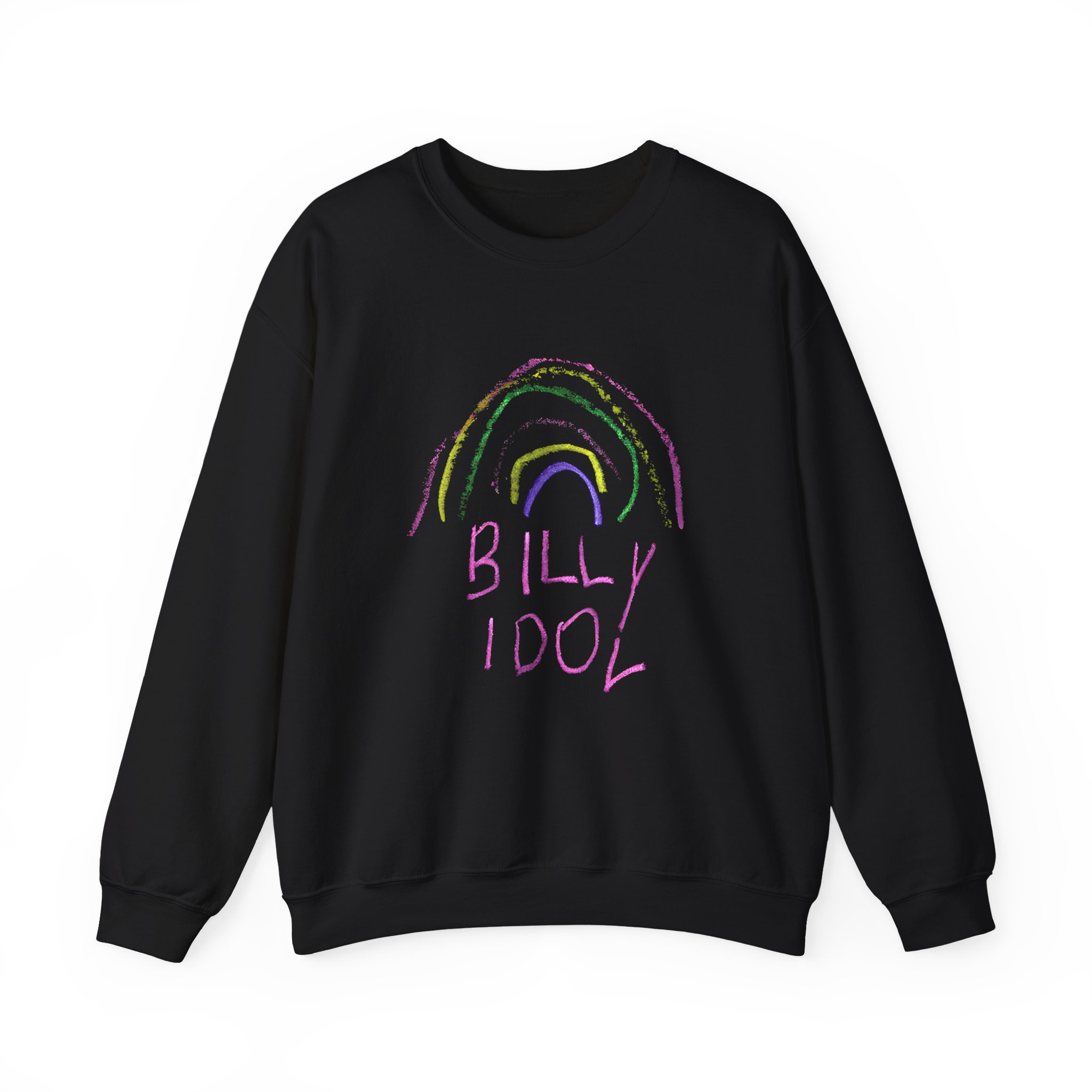 Billy Idol Rainbow Unisex Heavy Blendâ„¢ Crewneck Sweatshirt
