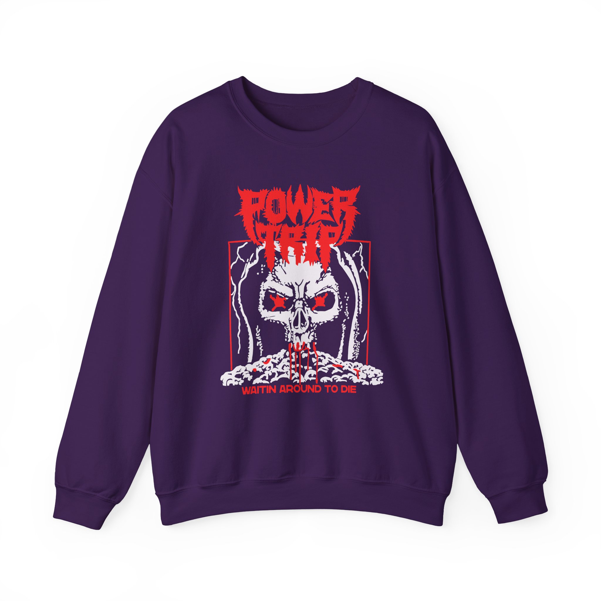 Power Trip Waiting Unisex Heavy Blendâ„¢ Crewneck Sweatshirt
